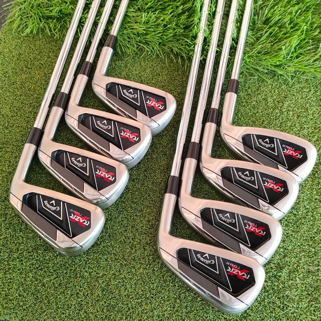 ชุดเหล็ก CALLAWAY RAZR X TOUR มีเหล็ก 3 - 9 PW ได้เหล็ก 8 ชิ้น ก้าน N.S.PRO 950 GH ก้านดีมากๆ ลงตัวมากครับ สุดยอดคุณภาพ สวยงาม ชุดเหล็ก CALLAWAY RAZR X TOUR มีเหล็ก 3 - 9 PW ได้เหล็ก 8 ชิ้น ก้าน N.S.PRO 950 GH ก้านดีมากๆ ลงตัวมากครับ สุดยอดคุณภาพ สวยงาม