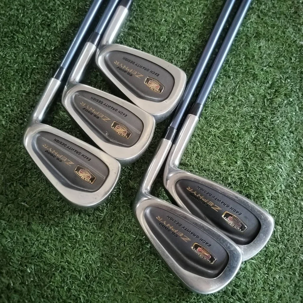 ** ขาดเหล็ก 6 ** ชุดเหล็ก MIZUNO ZEPHYR มีเหล็ก 5 7 8 9 PW ก้าน TF-2630 FLEX SR ZEPHYR เป็นตระกูลพรีเมี่ยม ไม้กอล์ฟพรีเมี่ยมมือสอง ของแท้ By NakaraLuxurious