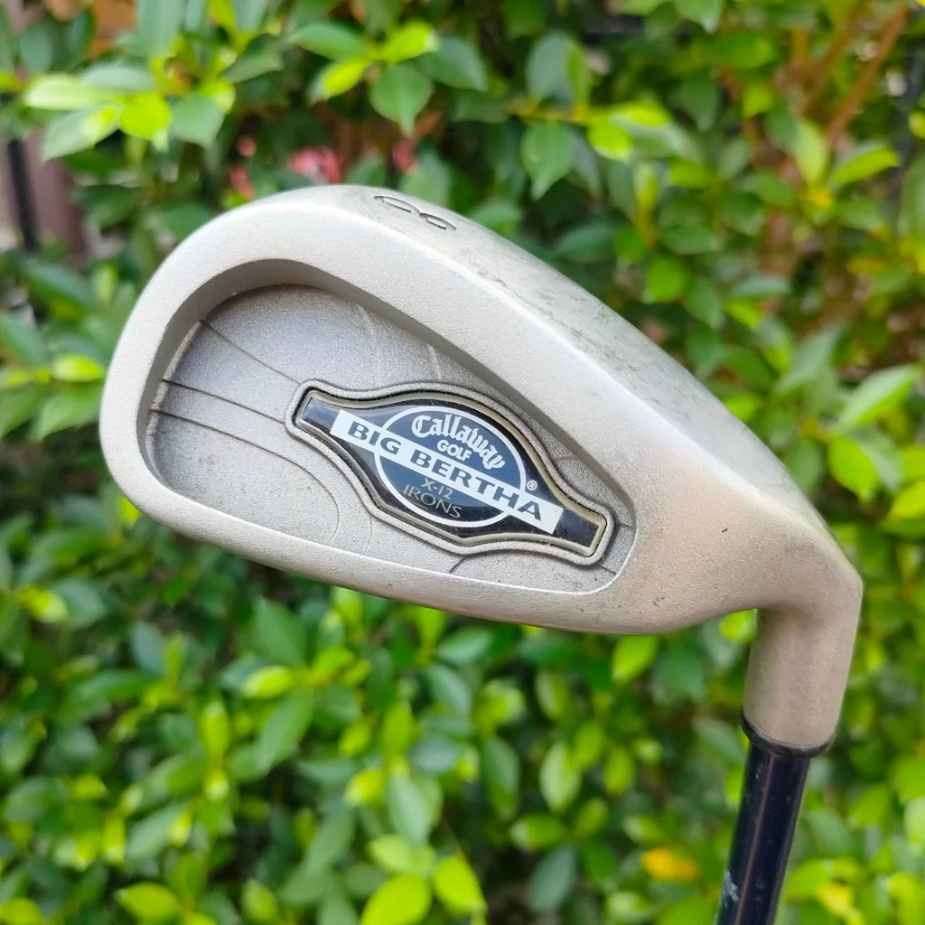 เหล็ก 8 CALLAWAY BIG BERTHA X-12 ก้าน RCH 99 FLEX FIRM เหล็กตีง่ายมาก ใบหนา ก้านเจาะทะลุ ได้ฟีลลิ่ง เหล็ก 8 CALLAWAY BIG BERTHA X-12 ก้าน RCH 99 FLEX FIRM เหล็กตีง่ายมาก ใบหนา ก้านเจาะทะลุ ได้ฟีลลิ่ง
