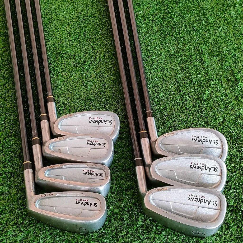 ชุดเหล็ก ST.ANDREWS N.E.G STYLE MC-001 มีเหล็ก 5-9 เเละ PW SW ก้าน ST.ANDREWS FLEX R ชุดเหล็ก ST.ANDREWS N.E.G STYLE MC-001 มีเหล็ก 5-9 เเละ PW SW ก้าน ST.ANDREWS FLEX R