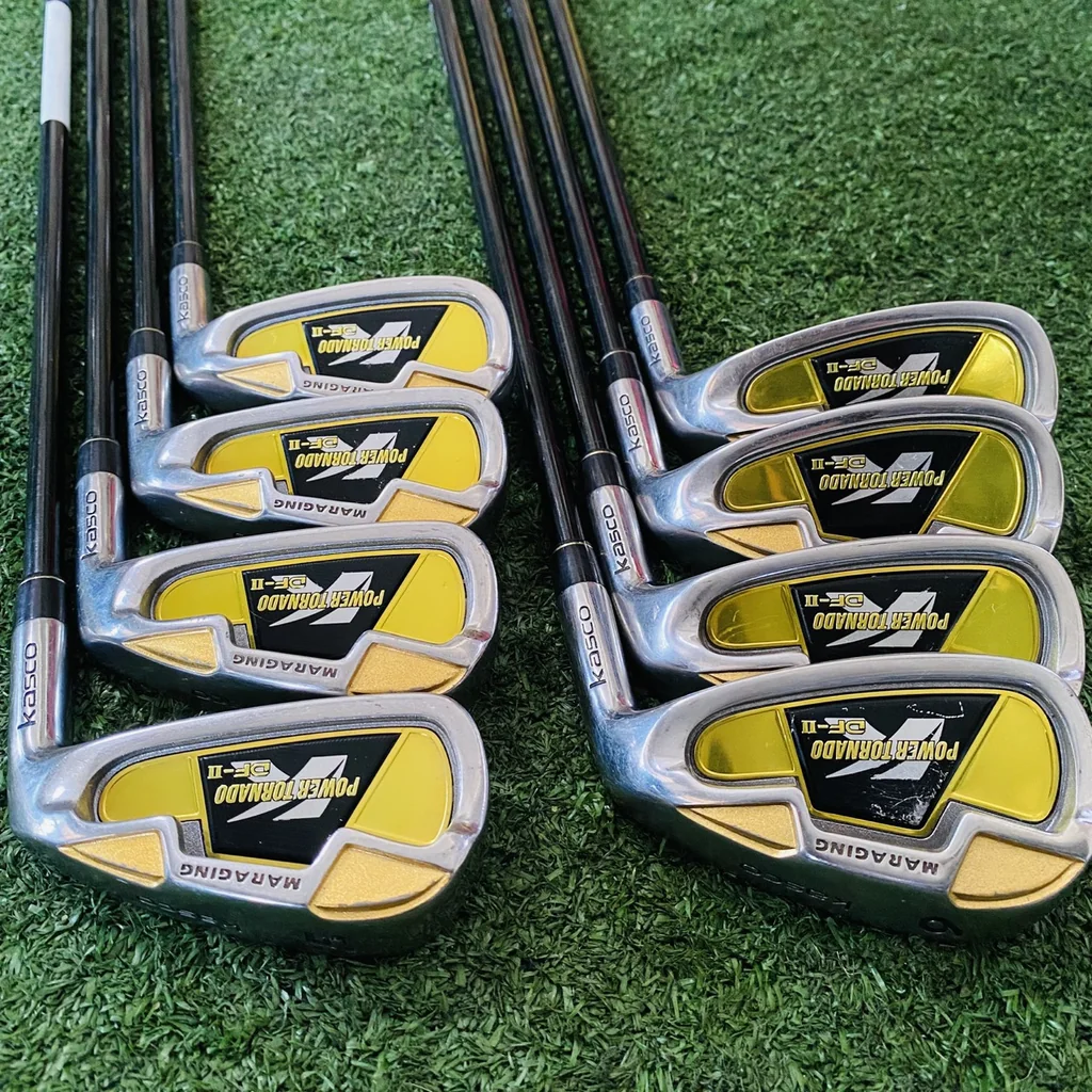 ชุดเหล็ก KASCO POWERTORNADO DF-II (IRON SET 5, 6, 7, 8, 9, P, A, S) ก้านกราไฟต์เดิมๆ FLEX R💛🔥 ชุดเหล็ก KASCO POWERTORNADO DF-II (IRON SET 5, 6, 7, 8, 9, P, A, S) ก้านกราไฟต์เดิมๆ FLEX R💛🔥