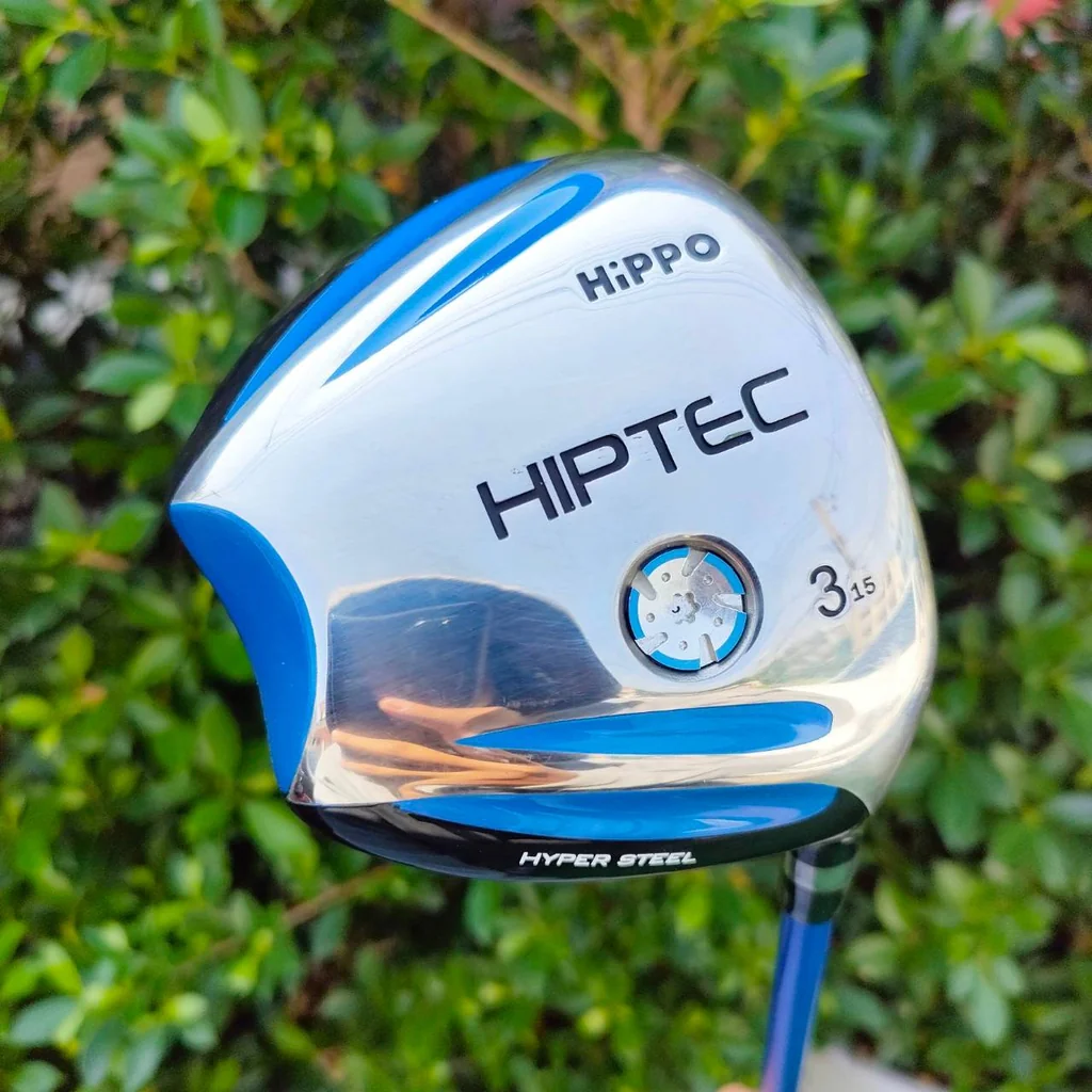 FW3 HIPPO HIPTEC องศา 15 ก้าน MITSUBISHI RAYON FLEX R สภาพสวยมากใหม่เลยครับ หัวดีไซน์พิเศษ ตีง่ายจริงๆ ออกเป็นสี่เหลี่ยมเพื่อให้ HIGH M.O.I. และมีเว้าด้านหลัง