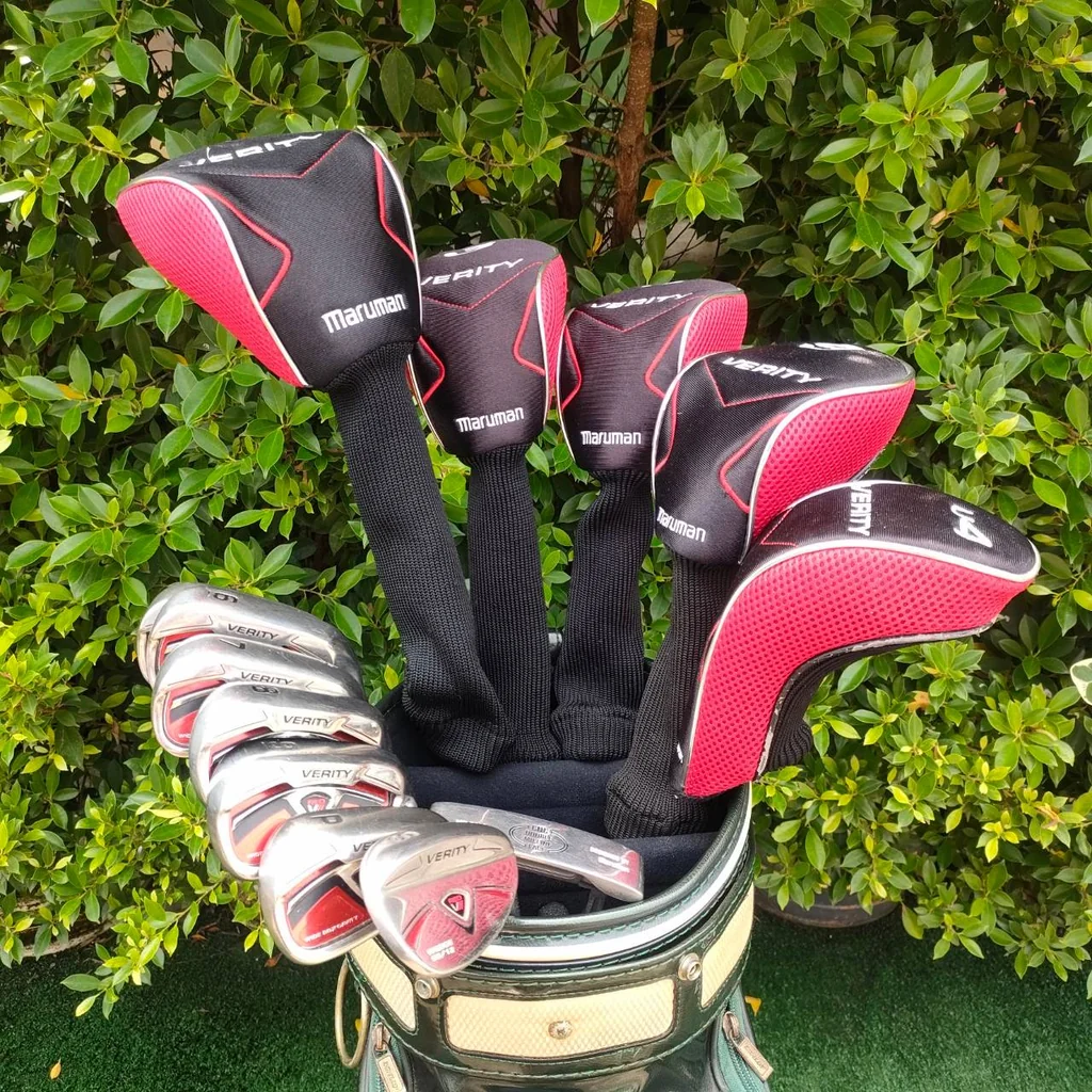 FULLSET MARUMAN VERITY RED V// ระดับพรีเมี่ยมญี่ปุ่นครบชุด ก้าน VERITY RED V// FLEX R PUTTER MP-7206 CNC MILLED มาพร้อมถุงกอล์ฟหนังเเก้ว NEWBREED ไม้ครบเซ็ตขั้นสุดยอดที่ห้ามพลาดเด็ดขาด ไม้กอล์ฟมือสอง ของแท้ BY NakaraLuxurious FULLSET MARUMAN VERITY RED V// ระดับพรีเมี่ยมญี่ปุ่นครบชุด ก้าน VERITY RED V// FLEX R PUTTER MP-7206 CNC MILLED มาพร้อมถุงกอล์ฟหนังเเก้ว NEWBREED ไม้ครบเซ็ตขั้นสุดยอดที่ห้ามพลาดเด็ดขาด ไม้กอล์ฟมือสอง ของแท้ BY NakaraLuxurious