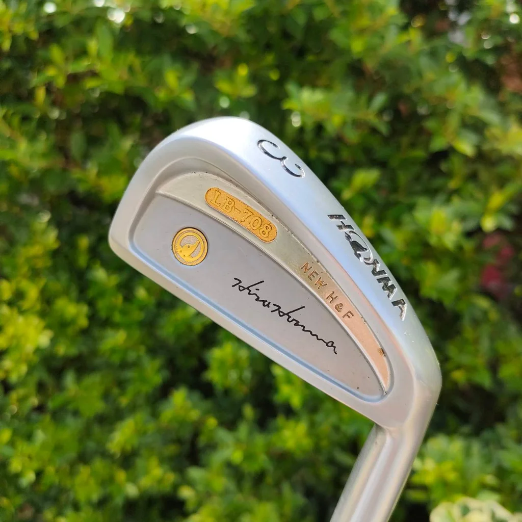 เหล็ก 3 HONMA LB-708 NEW HF ก้าน NEW SUPER FERRITE FLEX R-1 เป็นก้านระดับสองดาว** และรุ่นนี้ติดแผ่นทองเค เป็นรุ่นพรีเมี่ยม!! ไม้กอล์ฟมือสอง ของแท้ BY NakaraLuxurious