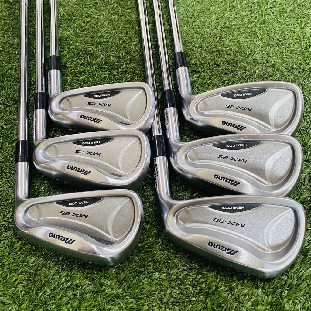 ชุดเหล็ก Mizuno MX-25 Hemi Cog (Grain Flow Forged) มีเหล็ก 5 6 7 8 9 P ⛳️🔥 ก้าน DYNAMIC GOLD R300 ชุดเหล็ก Mizuno MX-25 Hemi Cog (Grain Flow Forged) มีเหล็ก 5 6 7 8 9 P ⛳️🔥 ก้าน DYNAMIC GOLD R300