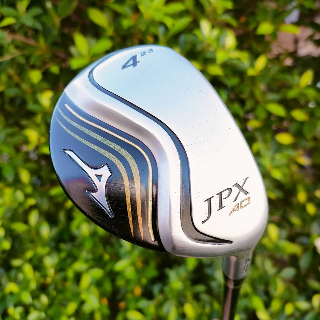 HYBRID 4 MIZUNO JPX 4D องศา 23 ก้าน QUAD JPX AD FLEX SR รูปทรงออกแบบให้เหลี่ยมเป็นมิติขึ้น!! เพื่อให้เกิด HIGH M.O.I. ตีตรงมากๆ!! ไม้กอล์ฟมือสอง ของแท้ BY NakaraLuxurious HYBRID 4 MIZUNO JPX 4D องศา 23 ก้าน QUAD JPX AD FLEX SR รูปทรงออกแบบให้เหลี่ยมเป็นมิติขึ้น!! เพื่อให้เกิด HIGH M.O.I. ตีตรงมากๆ!! ไม้กอล์ฟมือสอง ของแท้ BY NakaraLuxurious