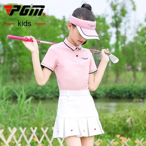 เสื้อกอล์ฟแฟชั่นสำหรับเด็ก PGM YF198