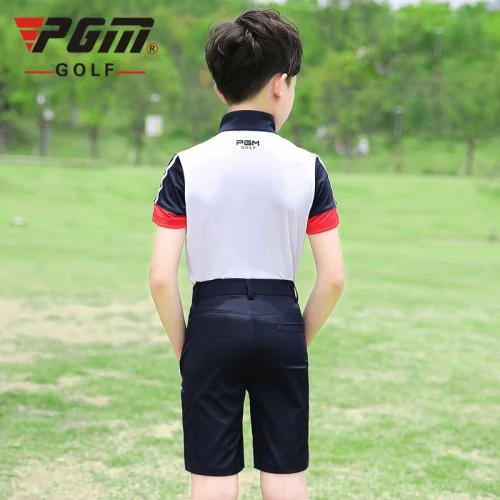 กางเกงกอล์ฟขาสั้นสามส่วน สำหรับเด็ก PGM KUZ065 กางเกงกอล์ฟขาสั้นสามส่วน สำหรับเด็ก PGM KUZ065