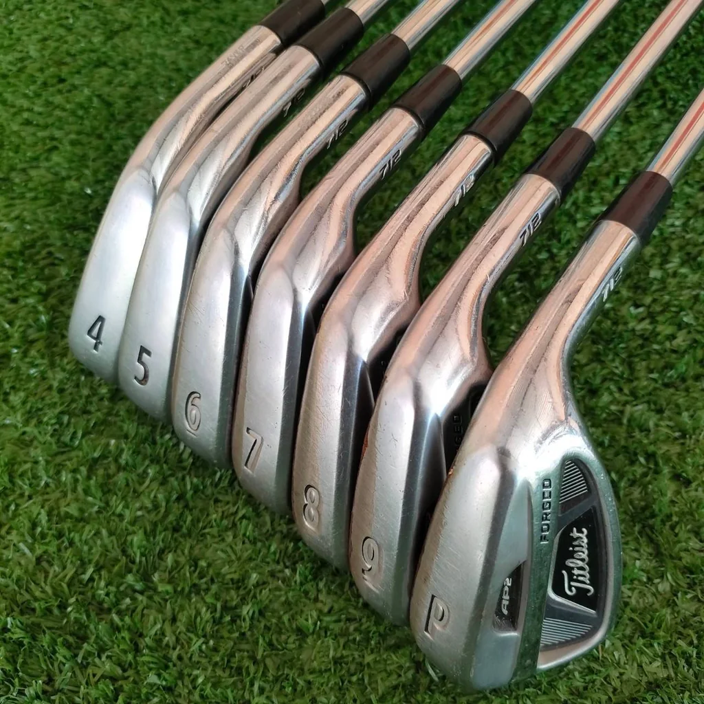 ชุดเหล็ก TITLELIST AP2 712 FORGED มีเหล็ก 4-9 เเละ PW ก้าน N.SPRO 950GH FLEX S สภาพสวย ตีดีมากๆ ตีง่าย มันส์มากๆ ชุดเหล็ก TITLELIST AP2 712 FORGED มีเหล็ก 4-9 เเละ PW ก้าน N.SPRO 950GH FLEX S สภาพสวย ตีดีมากๆ ตีง่าย มันส์มากๆ