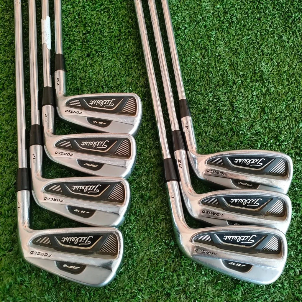 ชุดเหล็ก TITLELIST AP2 712 FORGED มีเหล็ก 4-9 เเละ PW ก้าน N.SPRO 950GH FLEX S สภาพสวย ตีดีมากๆ ตีง่าย มันส์มากๆ ชุดเหล็ก TITLELIST AP2 712 FORGED มีเหล็ก 4-9 เเละ PW ก้าน N.SPRO 950GH FLEX S สภาพสวย ตีดีมากๆ ตีง่าย มันส์มากๆ