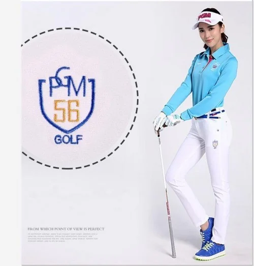 กางเกงกอล์ฟขายาวสำหรับผู้หญิง PGM KUZ026 กางเกงกอล์ฟขายาวสำหรับผู้หญิง PGM KUZ026