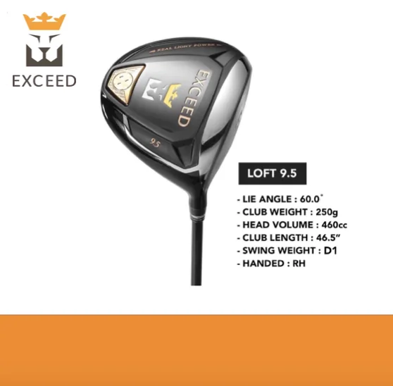 ไม้กอล์ฟ Driver EXCEED Prime Royal Black 2020 Edition ไม้กอล์ฟ Driver EXCEED Prime Royal Black 2020 Edition