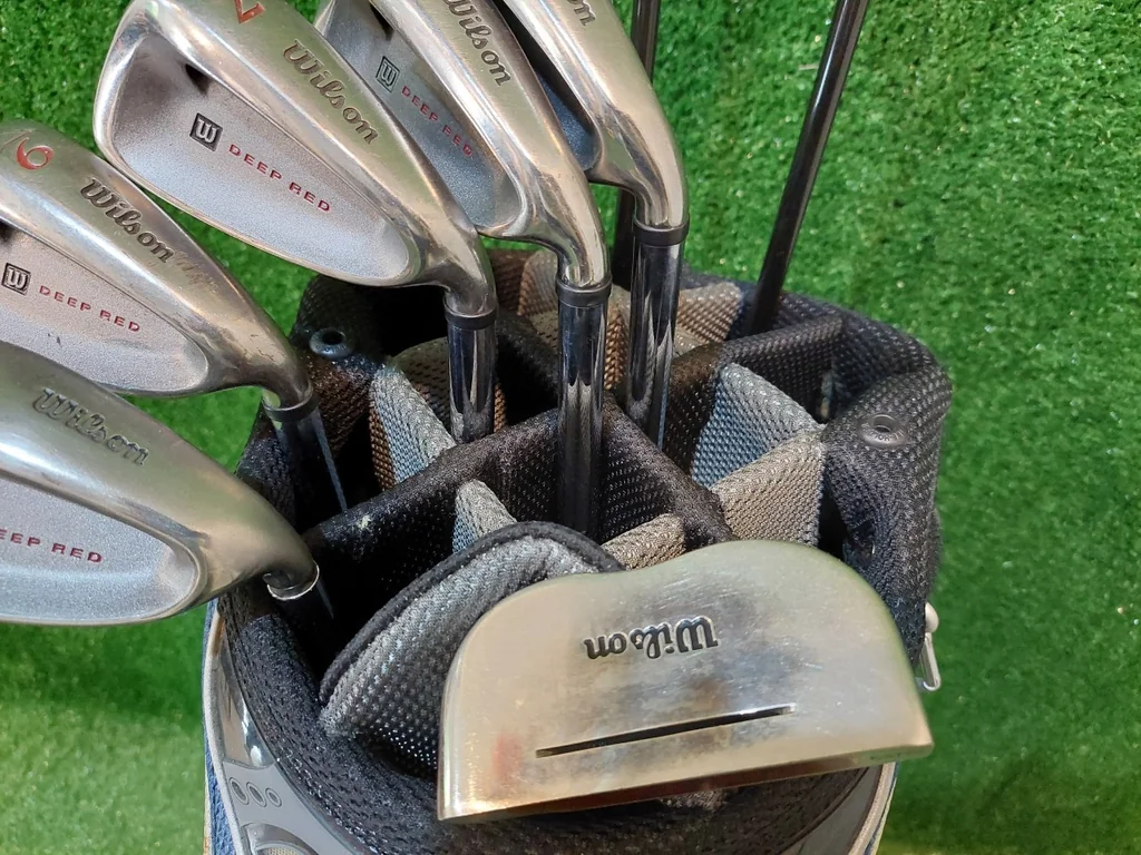 ไม้กอล์ฟครบชุดสุดพรีเมี่ยม WILSON DEEPRED ชุดเหล็กเป็นรุ่น FAT SHAFT ไม้กอล์ฟครบชุดสุดพรีเมี่ยม WILSON DEEPRED ชุดเหล็กเป็นรุ่น FAT SHAFT