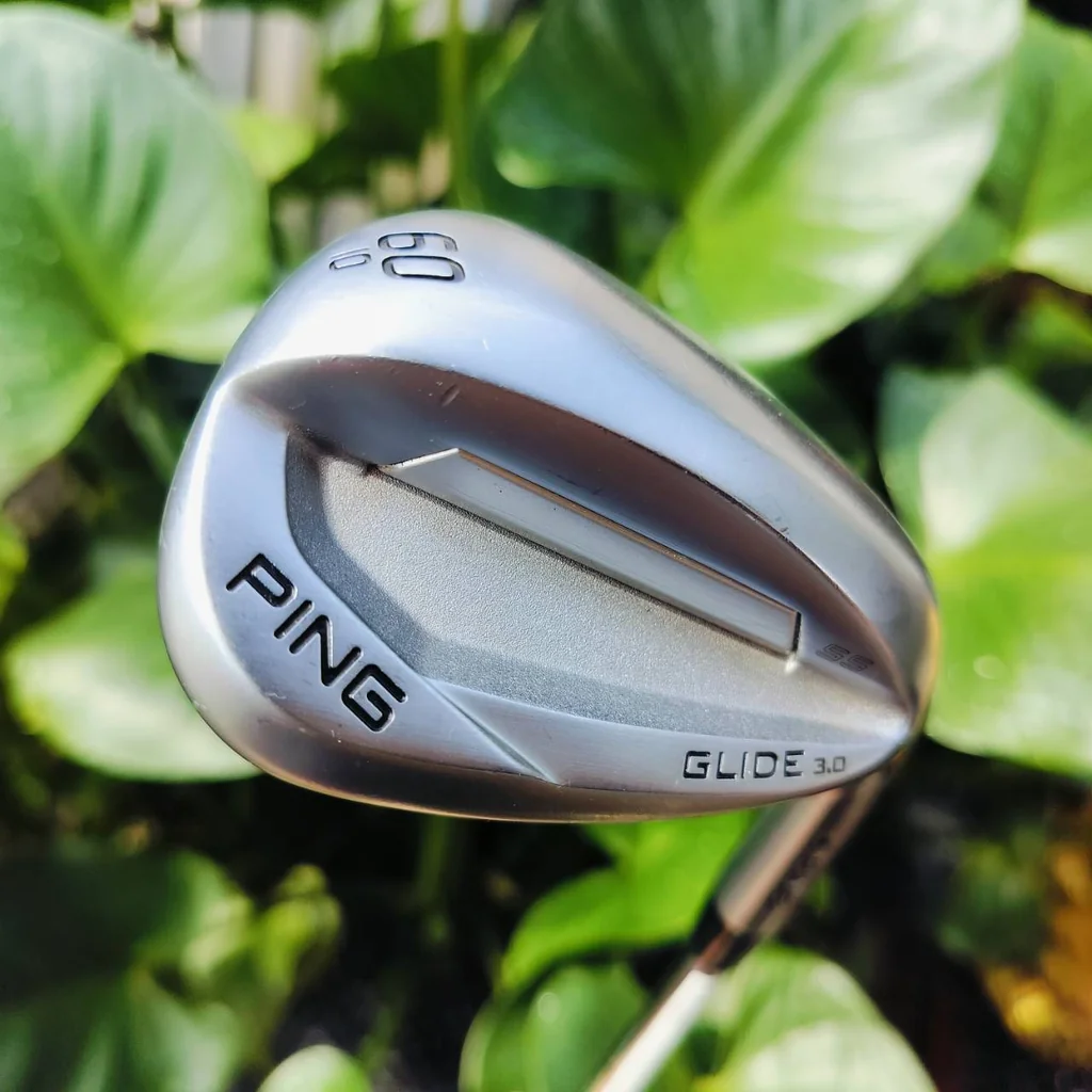 WEDGE PING GLID 3.0 องศา 60 BOUNCE 10 ก้าน PING Z-Z155 WEDGE PING GLIDE3.0 WEDGE เวดจ์ที่ออกแบบให้ชดเชยความผิดพลาดสูงขึ้น ไม้กอล์ฟพรีเมี่ยมมือสอง ของแท้ By NakaraLuxurious WEDGE PING GLID 3.0 องศา 60 BOUNCE 10 ก้าน PING Z-Z155 WEDGE PING GLIDE3.0 WEDGE เวดจ์ที่ออกแบบให้ชดเชยความผิดพลาดสูงขึ้น ไม้กอล์ฟพรีเมี่ยมมือสอง ของแท้ By NakaraLuxurious