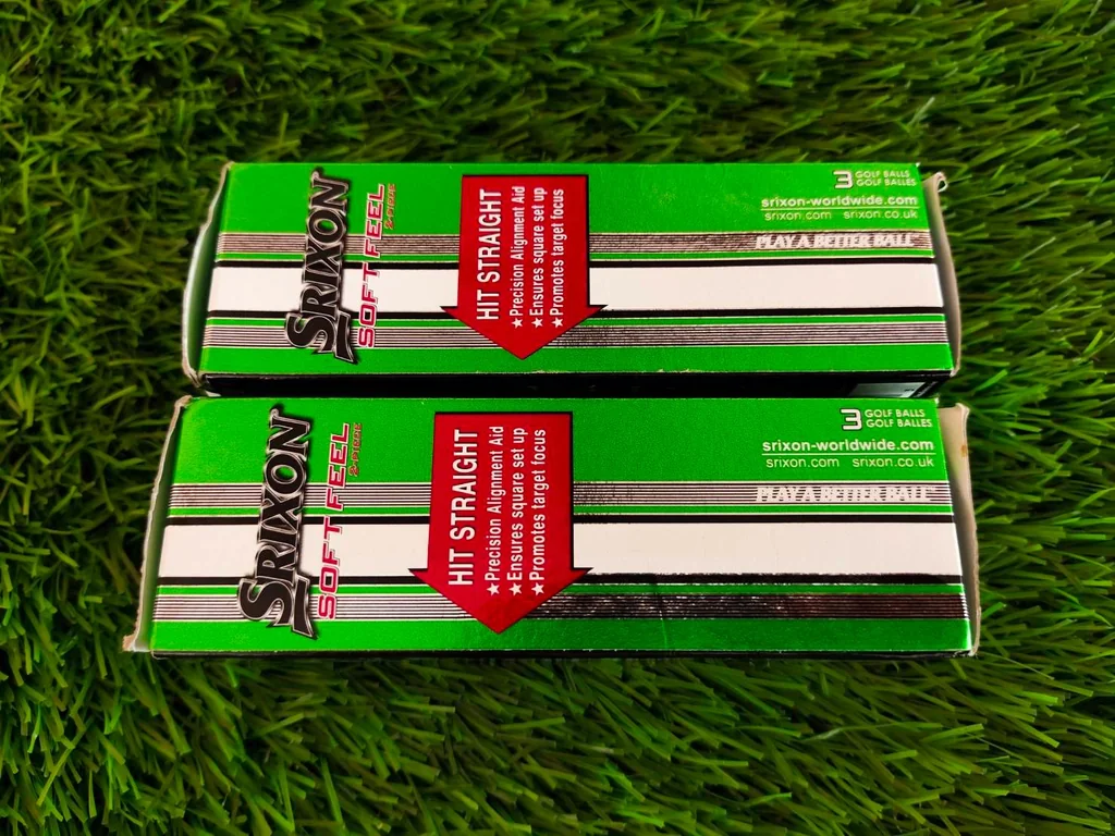 ลูกกอล์ฟ SRIXON SOFT FEEL PUREWHIT - HIT STARIGHT ด่วน 1 หลอดมี 3 ลูก