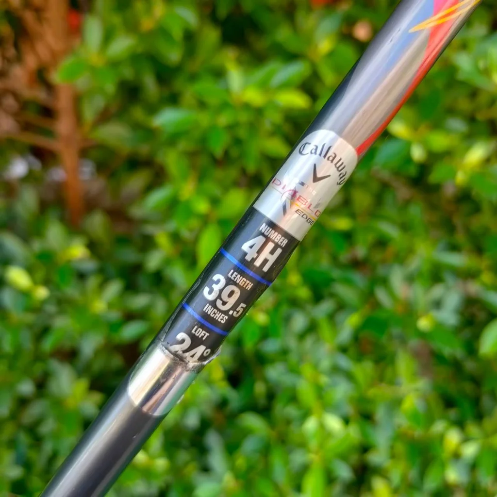 🏌️ HYBRID 4 CALLAWAY DIABLO EDGE องศา 24 ก้าน DIABLO EDGE FLEX R สภาพสวยเดิม ตีง่ายมาก!! ไม้กอล์ฟมือสอง ของแท้ BY NakaraLuxurious 🏌️ HYBRID 4 CALLAWAY DIABLO EDGE องศา 24 ก้าน DIABLO EDGE FLEX R สภาพสวยเดิม ตีง่ายมาก!! ไม้กอล์ฟมือสอง ของแท้ BY NakaraLuxurious