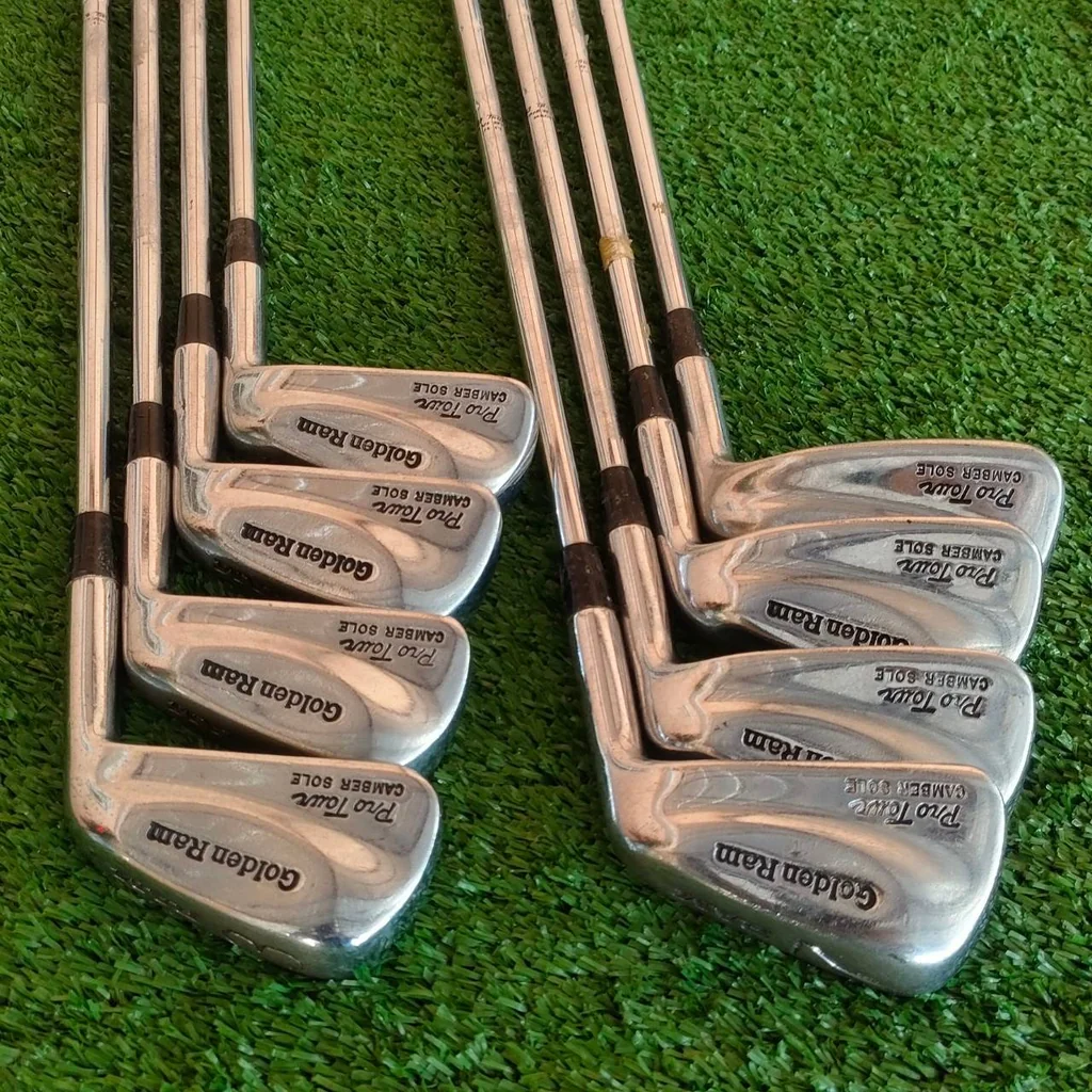 ชุดเหล็ก GOLDEN RAM PRO TOUR CAMBER SOLE มีเหล็ก 3-9 เเละ WEDGE RAM วัสดุ FORGED พรีเมี่ยม มันส์ๆ ชุดเหล็ก GOLDEN RAM PRO TOUR CAMBER SOLE มีเหล็ก 3-9 เเละ WEDGE RAM วัสดุ FORGED พรีเมี่ยม มันส์ๆ