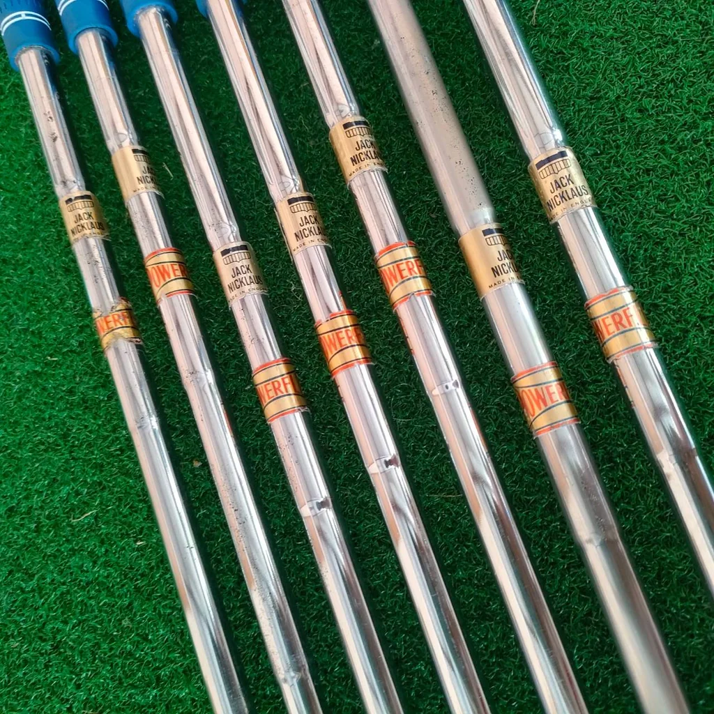 ชุดเหล็ก JACK NICKLAUS ทำร่วมกับ Salazenger เป็นเหล็ก FORGED นุ่ม ตีกัดลูดสปินจัด คุณภาพเยี่ยม มีเหล็ก 3-9 ก้านเดิมๆครับ ชุดเหล็ก JACK NICKLAUS ทำร่วมกับ Salazenger เป็นเหล็ก FORGED นุ่ม ตีกัดลูดสปินจัด คุณภาพเยี่ยม มีเหล็ก 3-9 ก้านเดิมๆครับ