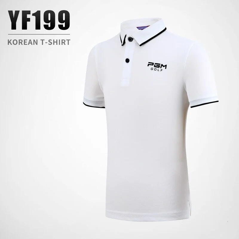 เสื้อกอล์ฟแฟชั่นสำหรับเด็ก PGM YF199 เสื้อกอล์ฟแฟชั่นสำหรับเด็ก PGM YF199