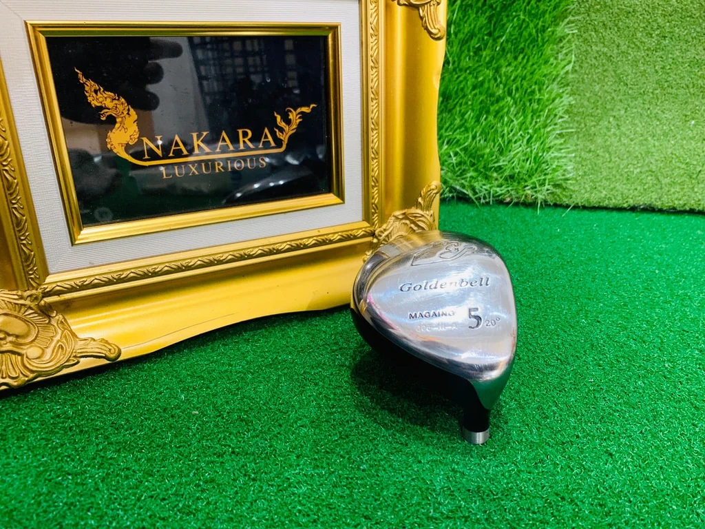 หัวเปล่า Fairwaywoods GOLDENBELL MAGAING 5 ของใหม่มือหนึ่ง องศา 20 ผลิตจากวัสดุพรีเมี่ยม ออกแบบมาให้ตีลูกลอยง่าย หัวเปล่า Fairwaywoods GOLDENBELL MAGAING 5 ของใหม่มือหนึ่ง องศา 20 ผลิตจากวัสดุพรีเมี่ยม ออกแบบมาให้ตีลูกลอยง่าย