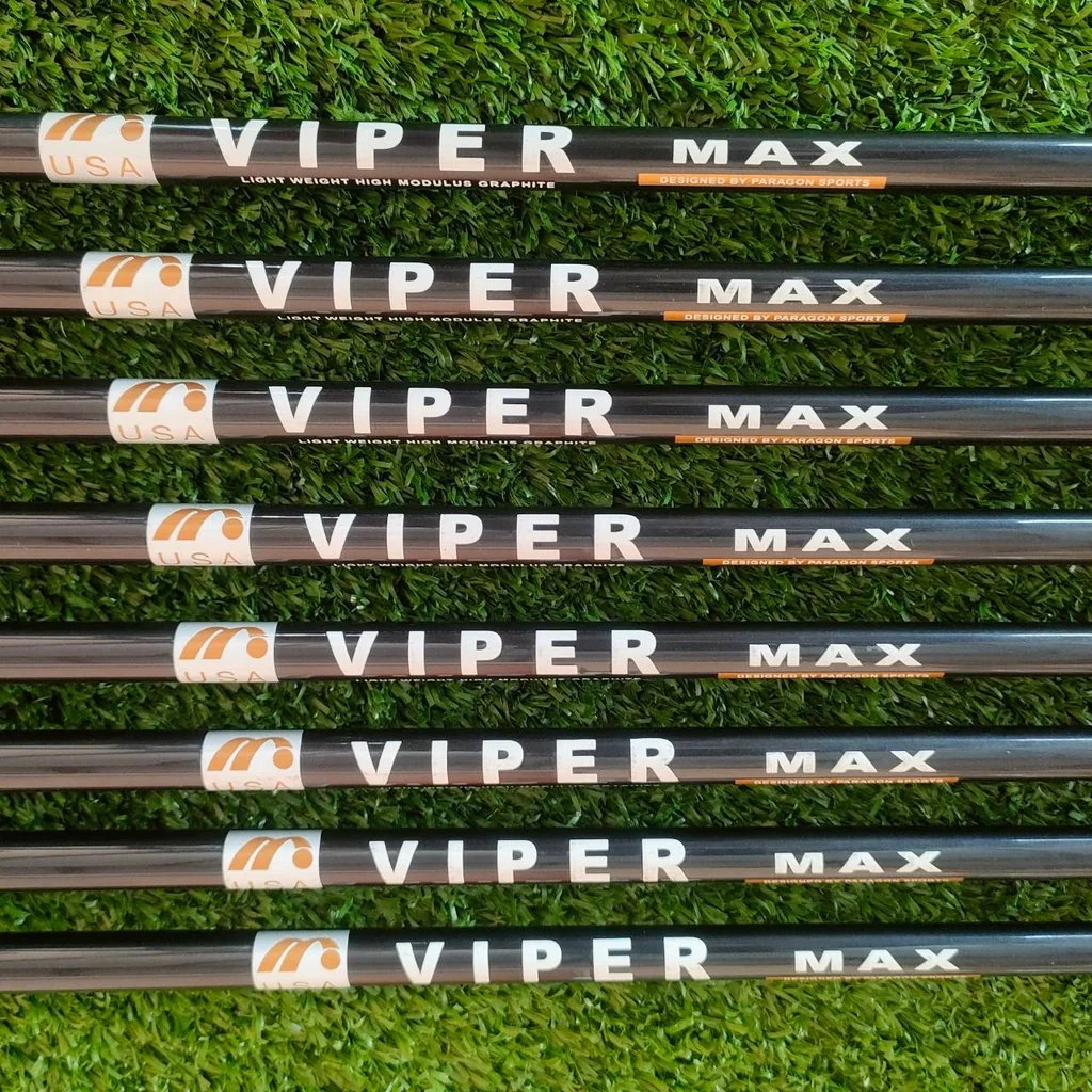 ชุดเหล็ก VIPER TRJECTORY BELANCE ของใหม่!! มีเหล็ก 3-9 เเละ PW SW **ขาดเหล็ก 5** ก้าน VIPER MAX FLEX R ใบใหญ่ CAVITY ลึก ตีง่ายและตรงมาก!! ก้านแบบ HIGH MODULUS กราไฟต์แท้ๆ 100% มือหนึ่ง ของแท้ BY NakaraLuxurious