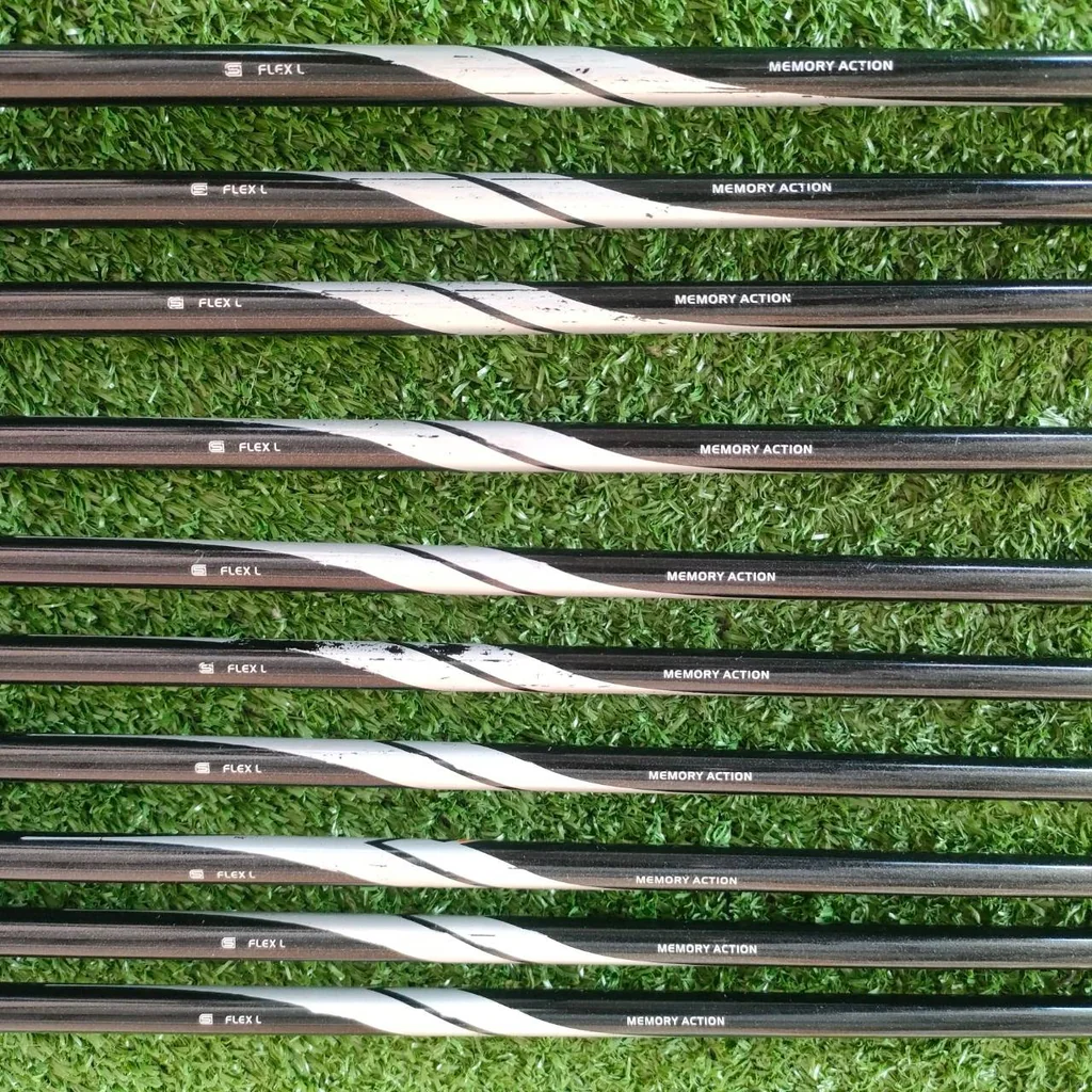 ** ไม้กอล์ฟสำหรับผู้หญิง ** ชุดเหล็ก T-ZOOM X07 BALANCE FACE FORGED มีเหล็ก 3-9 เเละ PW AW SW ก้าน MEMORY ACTION FLEX L ไม้กอล์ฟมือสอง ของแท้ BY NakaraLuxurious ** ไม้กอล์ฟสำหรับผู้หญิง ** ชุดเหล็ก T-ZOOM X07 BALANCE FACE FORGED มีเหล็ก 3-9 เเละ PW AW SW ก้าน MEMORY ACTION FLEX L ไม้กอล์ฟมือสอง ของแท้ BY NakaraLuxurious
