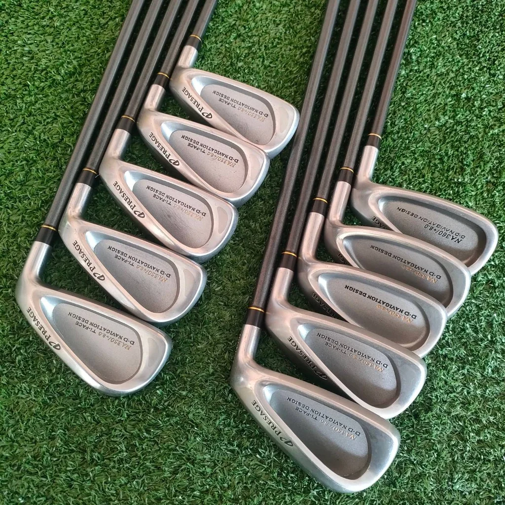 ชุดเหล็ก MIZUNO PRESAGE มีเหล็ก 3-9 เเละ PW SW FW ก้าน D-D NAVIGATION FLEX R เป็นชุดเหล็กหน้าเด้ง!! พรีเมี่ยมญี่ปุ่น ตีได้ไกลกว่าปกติและยังมีถ่วงทังสเตนดึงจุด CG ต่างๆ สภาพสวยมาก!! ไม้กอล์ฟมือสอง ของแท้ BY NakaraLuxurious ชุดเหล็ก MIZUNO PRESAGE มีเหล็ก 3-9 เเละ PW SW FW ก้าน D-D NAVIGATION FLEX R เป็นชุดเหล็กหน้าเด้ง!! พรีเมี่ยมญี่ปุ่น ตีได้ไกลกว่าปกติและยังมีถ่วงทังสเตนดึงจุด CG ต่างๆ สภาพสวยมาก!! ไม้กอล์ฟมือสอง ของแท้ BY NakaraLuxurious