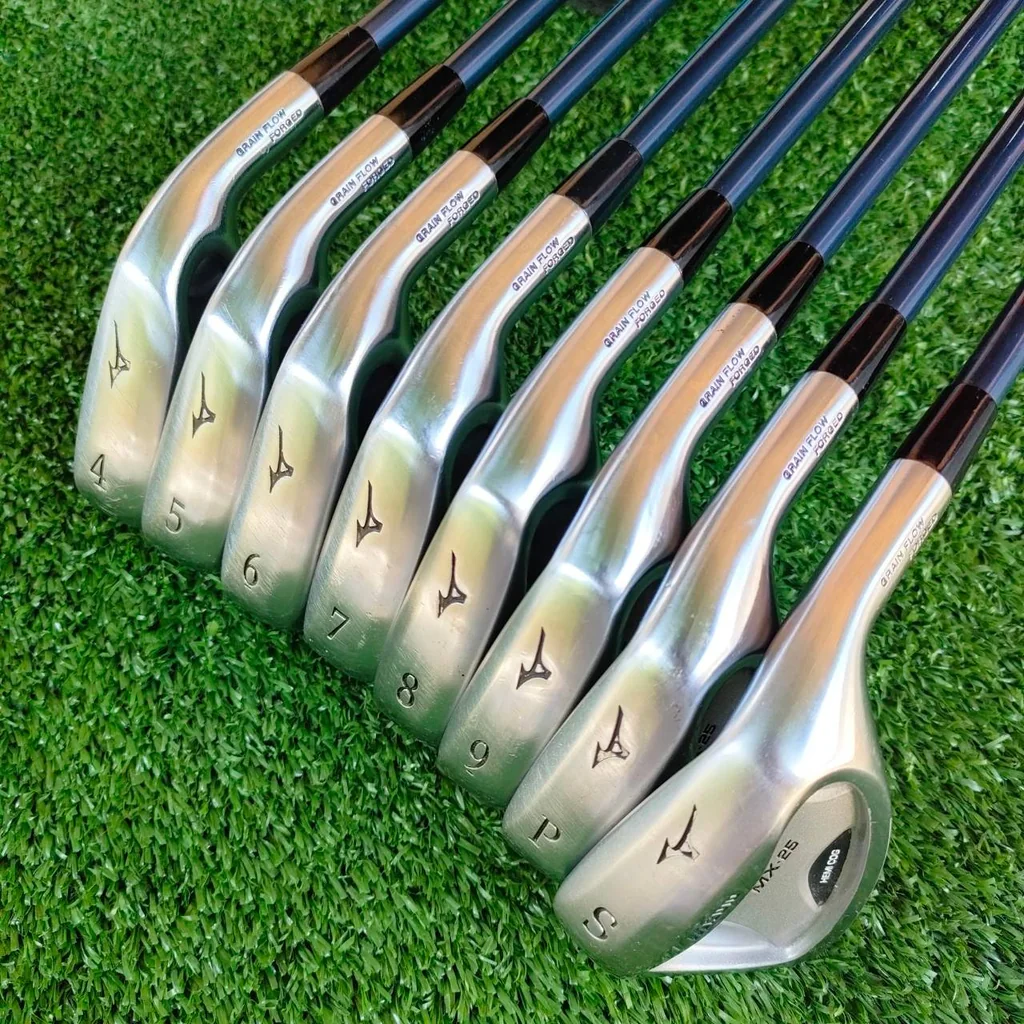 ชุดเหล็ก MIZUNO MX-25 HEMI COG มีเหล็ก 4-9 เเละ PW SW ก้าน MX-25 ORIGINAL FLEX R สภาพสวยนางฟ้าเดิมๆทั้งชุด ตีทั้งง่ายและนุ่ม ไม้กอล์ฟพรีเมี่ยมมือสอง ของแท้ By NakaraLuxurious ชุดเหล็ก MIZUNO MX-25 HEMI COG มีเหล็ก 4-9 เเละ PW SW ก้าน MX-25 ORIGINAL FLEX R สภาพสวยนางฟ้าเดิมๆทั้งชุด ตีทั้งง่ายและนุ่ม ไม้กอล์ฟพรีเมี่ยมมือสอง ของแท้ By NakaraLuxurious
