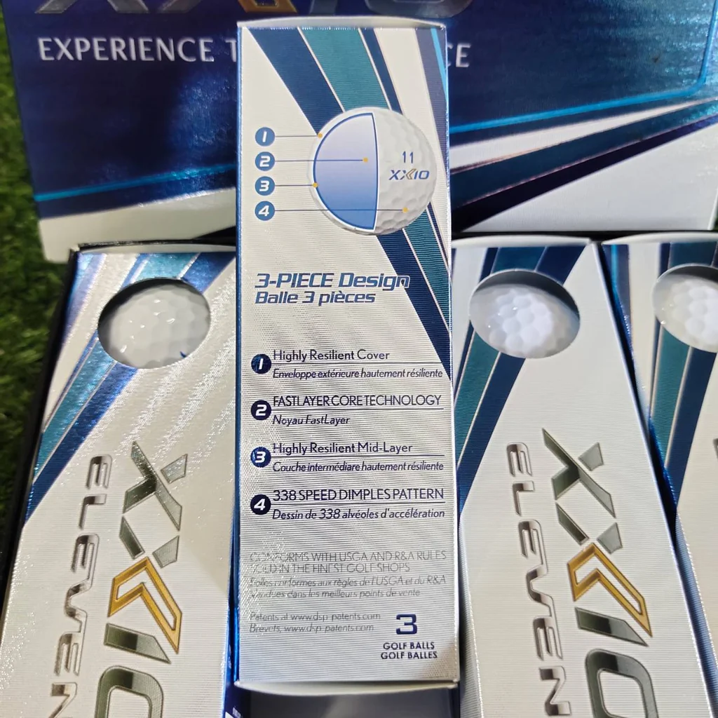 ลูกกอล์ฟ XXIO ELEVEN ของใหม่! 1 โหล (12 ลูก) 3 ชั้น (3-Piece Construction) ลูกกอล์ฟ XXIO ELEVEN ของใหม่! 1 โหล (12 ลูก) 3 ชั้น (3-Piece Construction)