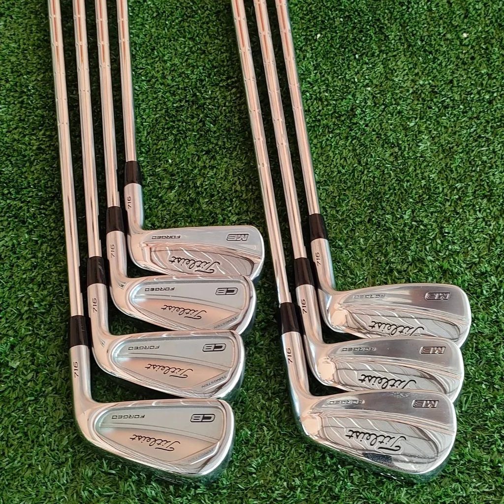 ชุดเหล็ก TITLELIST 716 CB และ MB FORGED มีเหล็ก 4-9 เเละ PW ก้าน KBS TOUR FLEX S สุดยอดแห่งความมันส์ของชุดเหล็ก เหล็กยาวเป็น CB ตีง่ายและมีถ่วงทังสเตน เหล็กสั้น MB หนักแน่น สปินจัดๆ ก้านเจ็งทั้งชุด สภาพสวยมาก ชุดเหล็ก TITLELIST 716 CB และ MB FORGED มีเหล็ก 4-9 เเละ PW ก้าน KBS TOUR FLEX S สุดยอดแห่งความมันส์ของชุดเหล็ก เหล็กยาวเป็น CB ตีง่ายและมีถ่วงทังสเตน เหล็กสั้น MB หนักแน่น สปินจัดๆ ก้านเจ็งทั้งชุด สภาพสวยมาก
