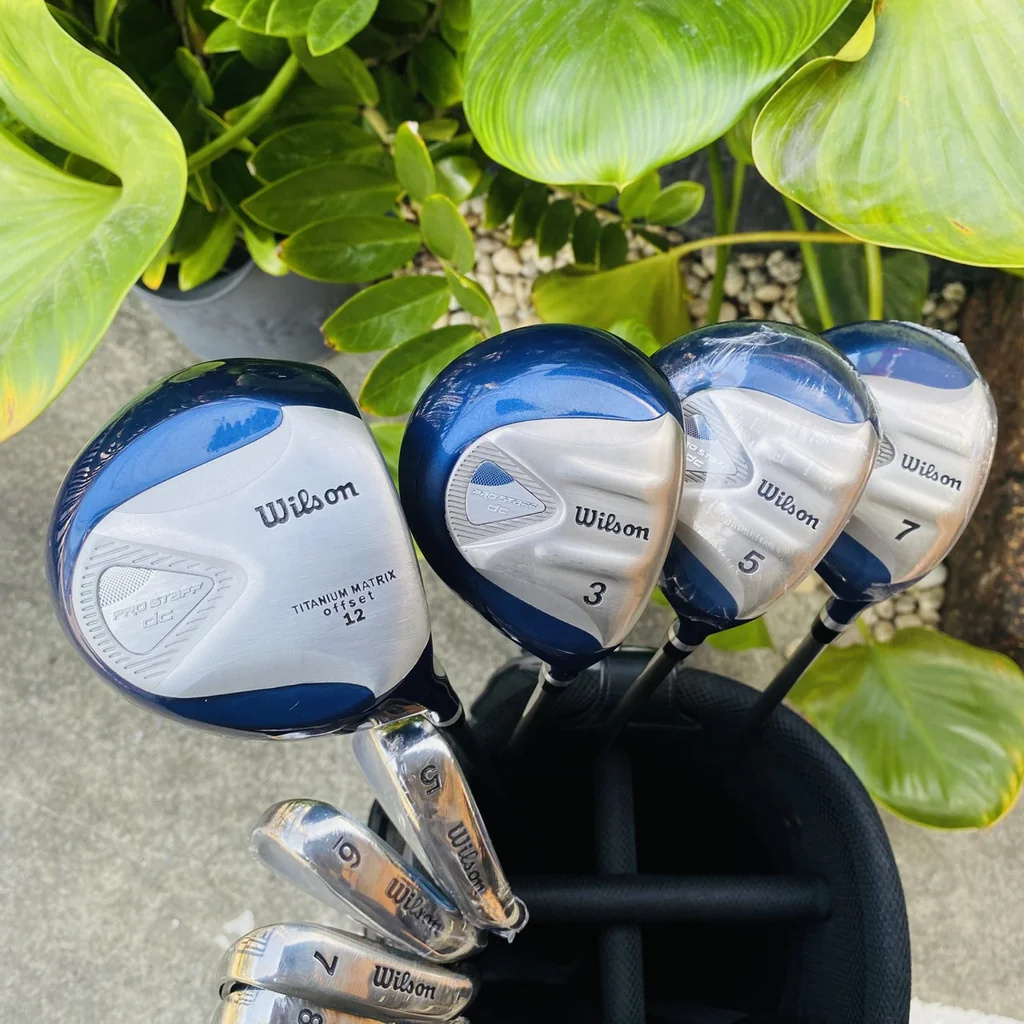 ชุดไม้กอล์ฟผู้หญิง WILSON PRO STAFF DC⛳ครบDriver+หัวไม้357 ชุดเหล็ก56789P–Sบางชิ้นยังไม่แกะพลาสติก ✨ ชุดไม้กอล์ฟผู้หญิง WILSON PRO STAFF DC⛳ครบDriver+หัวไม้357 ชุดเหล็ก56789P–Sบางชิ้นยังไม่แกะพลาสติก ✨