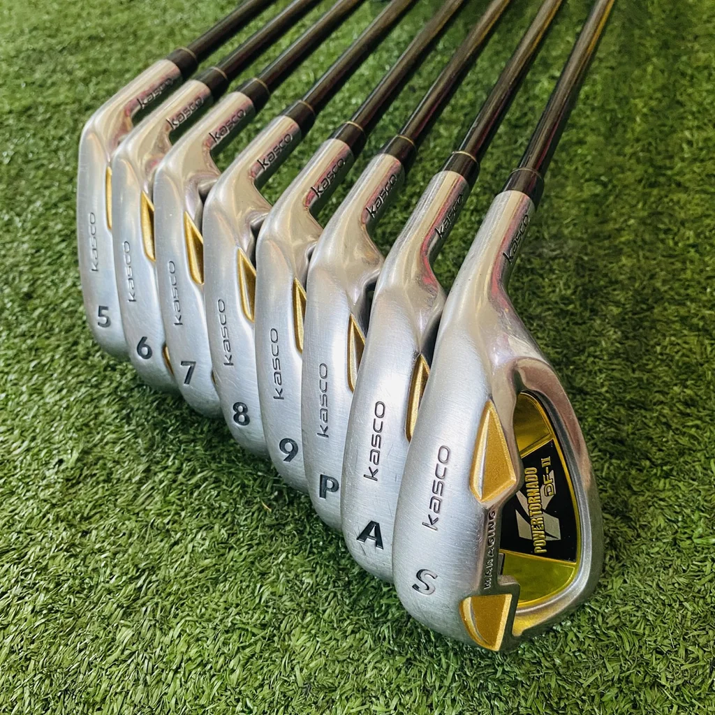 ชุดเหล็ก KASCO POWERTORNADO DF-II (IRON SET 5, 6, 7, 8, 9, P, A, S) ก้านกราไฟต์เดิมๆ FLEX R💛🔥 ชุดเหล็ก KASCO POWERTORNADO DF-II (IRON SET 5, 6, 7, 8, 9, P, A, S) ก้านกราไฟต์เดิมๆ FLEX R💛🔥