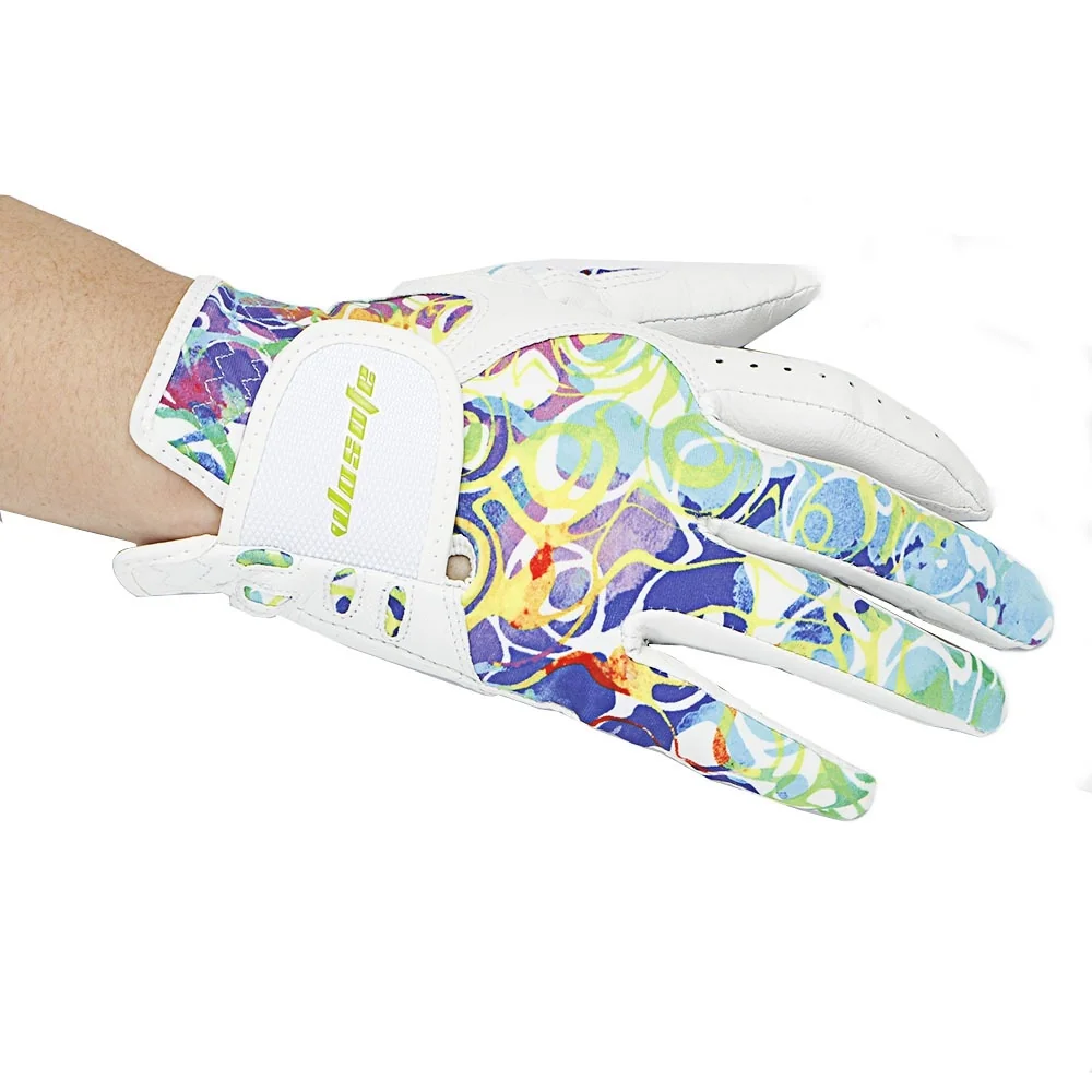 WOSOFE Women Golf Gloves Sheepskin Non Slip Model DT2L ถุงมือกอล์ฟผู้หญิง หนังแกะสุดนุ่ม ระบายอากาศได้ดี ไม่อับชื้น ไม่ลื่น หนึบมือมาก (1pair) WOSOFE Women Golf Gloves Sheepskin Non Slip Model DT2L ถุงมือกอล์ฟผู้หญิง หนังแกะสุดนุ่ม ระบายอากาศได้ดี ไม่อับชื้น ไม่ลื่น หนึบมือมาก (1pair)