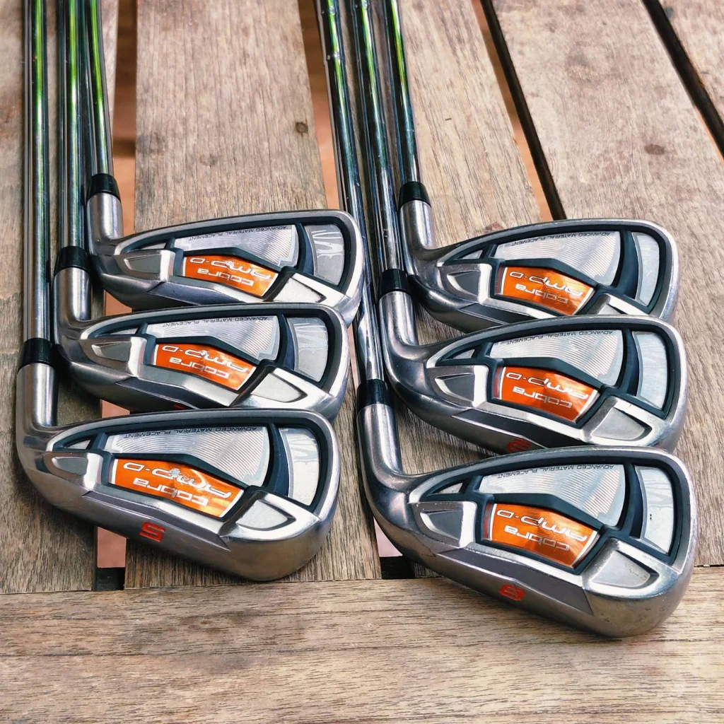 Iron Set Cobra AMP-D ปรับสมดุลวัสดุขั้นเทพ ตีไกล ทะลุทะลวง! ชดเชยความผิดพลาดได้สูงมาก** Iron Set Cobra AMP-D ปรับสมดุลวัสดุขั้นเทพ ตีไกล ทะลุทะลวง! ชดเชยความผิดพลาดได้สูงมาก**
