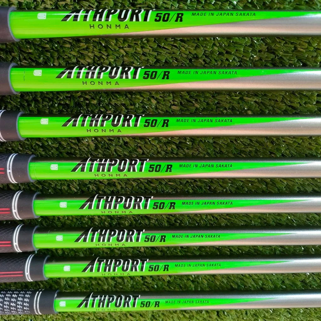 ชุดเหล็ก HONMA ATHPORT E+ มีเหล็ก 4 - 11 FORGED CAVITY ก้าน ATHPORT FLEX R เหล็กสุดพิเศษจาก HONMA ชุดเหล็ก HONMA ATHPORT E+ มีเหล็ก 4 - 11 FORGED CAVITY ก้าน ATHPORT FLEX R เหล็กสุดพิเศษจาก HONMA