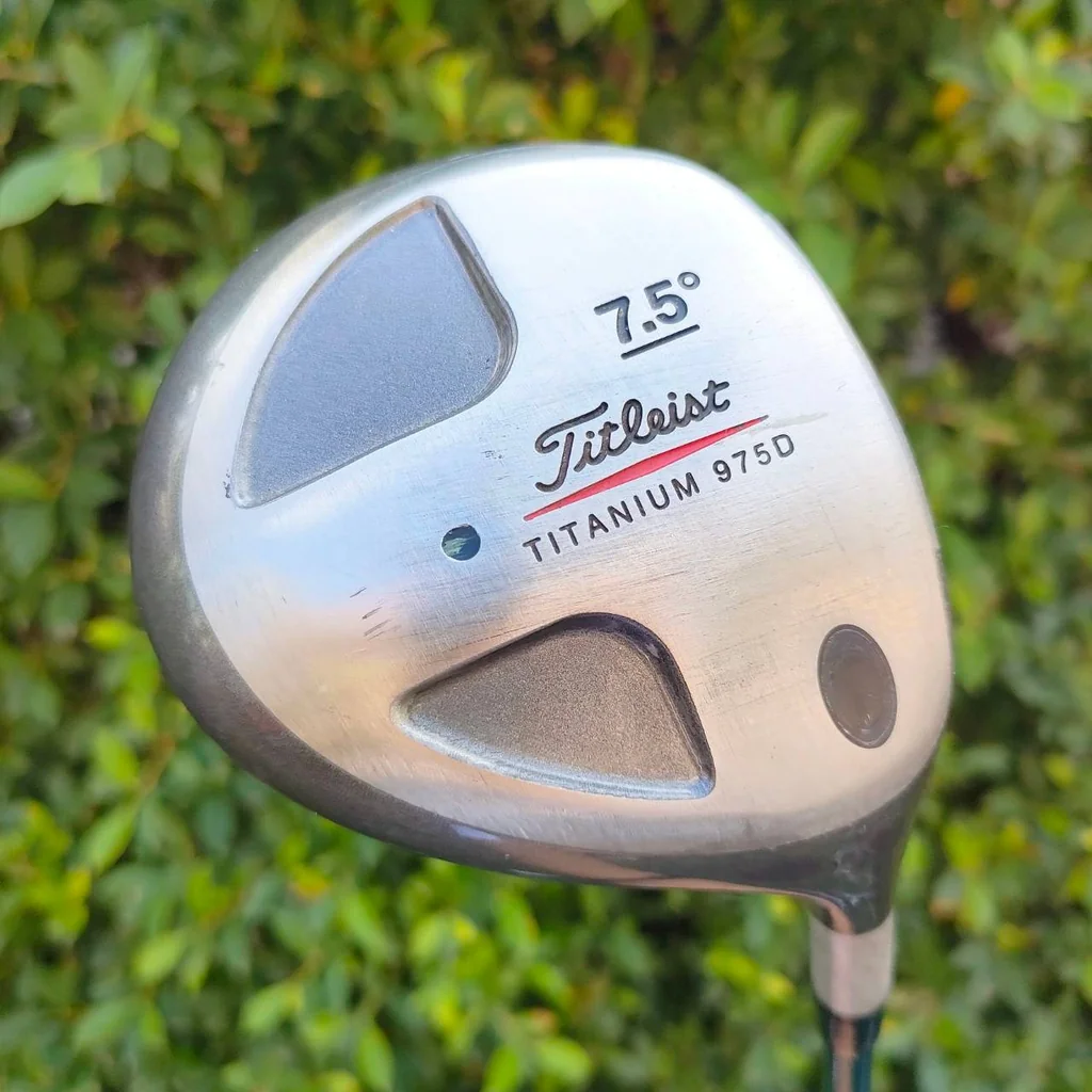 DRIVER TITLELIST TITANIUM 975D องศา 7.5 ก้าน TRUE TEMPER EI-70 FLEX S กริพ GOLF PRIDE Half-Cord กริพแพง ก้านแพง องศาชันๆ สำหรับไว้ตีตัดลม หัวไม่ใหญ่มาก DRIVER TITLELIST TITANIUM 975D องศา 7.5 ก้าน TRUE TEMPER EI-70 FLEX S กริพ GOLF PRIDE Half-Cord กริพแพง ก้านแพง องศาชันๆ สำหรับไว้ตีตัดลม หัวไม่ใหญ่มาก