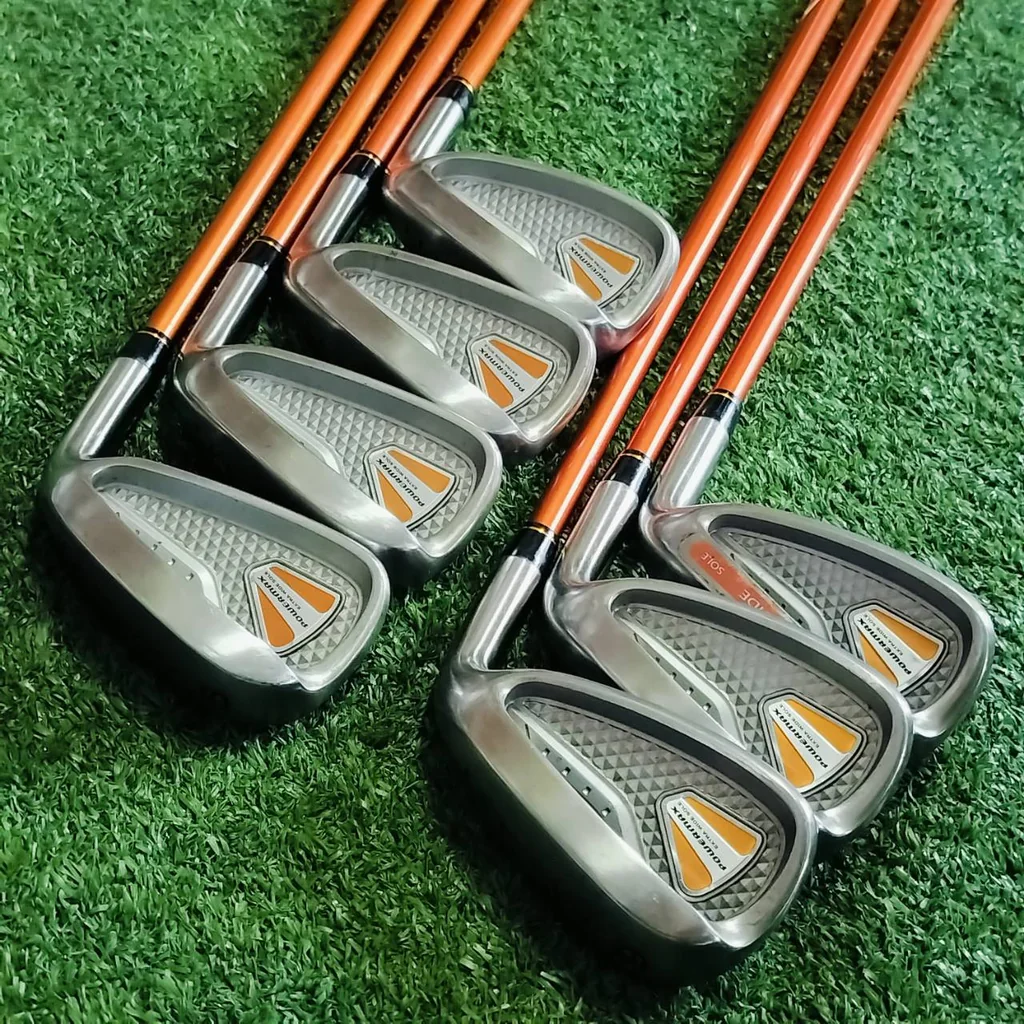 ชุดเหล็ก MAXFLI POWERMAX EXTRA WIDE SOLE มีเหล็ก 5 6 7 8 9 PW เเละ AW ก้าน POWERMAX FLEX R ทั้งชุด ไม้กอล์ฟพรีเมี่ยมมือสอง ของแท้ By NakaraLuxurious ชุดเหล็ก MAXFLI POWERMAX EXTRA WIDE SOLE มีเหล็ก 5 6 7 8 9 PW เเละ AW ก้าน POWERMAX FLEX R ทั้งชุด ไม้กอล์ฟพรีเมี่ยมมือสอง ของแท้ By NakaraLuxurious