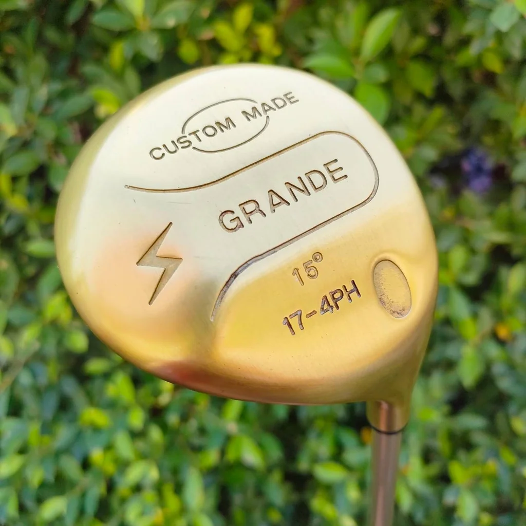 FW3 CUSTOM MADE GRANDE องศา 15 ก้าน BORON LONG BALL-300+ FLEX R เป็นหัว CUSTOM สีทอง สวยงาม ไม้กอล์ฟมือสอง ของแท้ BY NakaraLuxurious FW3 CUSTOM MADE GRANDE องศา 15 ก้าน BORON LONG BALL-300+ FLEX R เป็นหัว CUSTOM สีทอง สวยงาม ไม้กอล์ฟมือสอง ของแท้ BY NakaraLuxurious