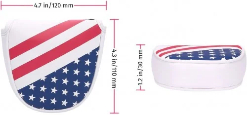 COVER PUTTER MT032 USA America Mallet Putter Cover Hea COVER PUTTER MT032 USA America Mallet Putter Cover Hea
