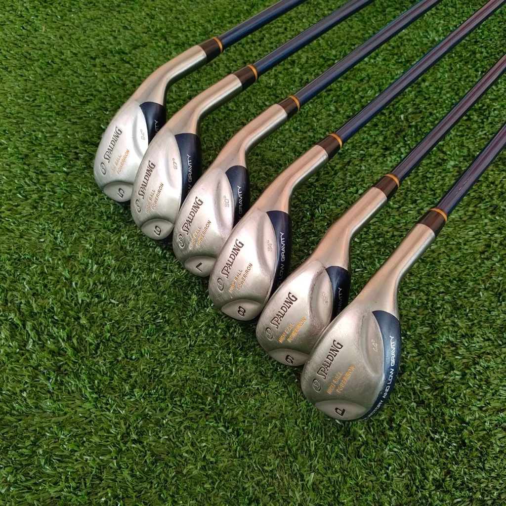 ชุดเหล็ก SPALDING HIGH BALL POWERIRON มีเหล็ก 5-9 เเละ PW ก้าน SPALDING \ FLEX R ชุดเหล็ก SPALDING HIGH BALL POWERIRON มีเหล็ก 5-9 เเละ PW ก้าน SPALDING \ FLEX R