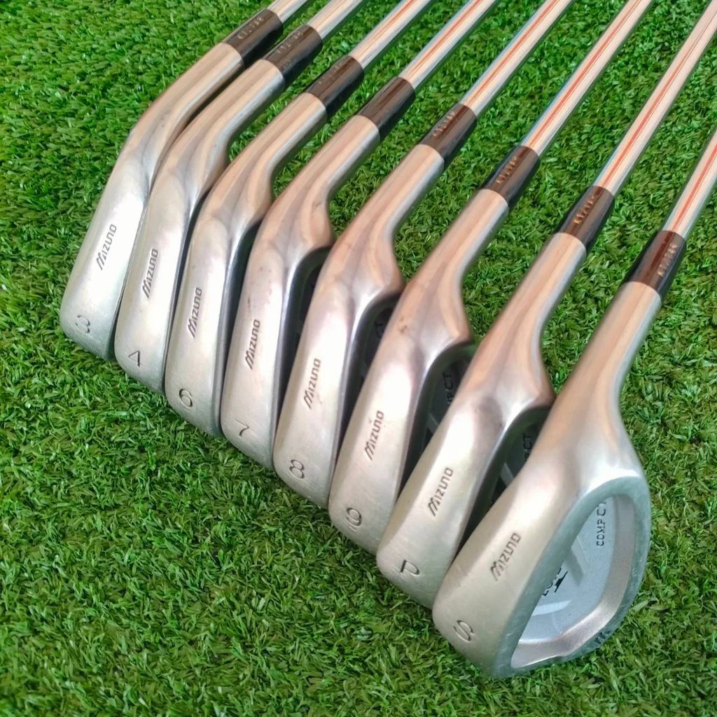 ชุดเหล็ก MIZUNO TZOID COMP CT มีเหล็ก 3 - 9 เเละ PW SW *ขาดเหล็ก 5* ก้าน RELEASE FLEX R สภาพสวยเดิมทั้งชุด ตีดี ตีง่าย อิมแพคแน่น!! ไม้กอล์ฟมือสอง ของแท้ BY NakaraLuxurious