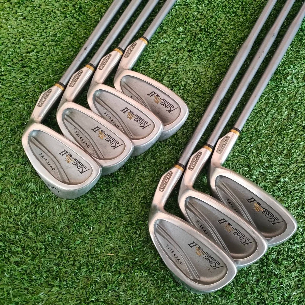 ชุดเหล็ก KING COBRA II OVERSIZE มีเหล็ก 5-9 เเละ PW SW ก้าน HUMP IQ SYSTEM FLEX R เหล็กใบใหญ่ เบา ตีง่ายมากๆ ระยะดีมากๆ สไตล์ KING COBRA ชุดเหล็ก KING COBRA II OVERSIZE มีเหล็ก 5-9 เเละ PW SW ก้าน HUMP IQ SYSTEM FLEX R เหล็กใบใหญ่ เบา ตีง่ายมากๆ ระยะดีมากๆ สไตล์ KING COBRA