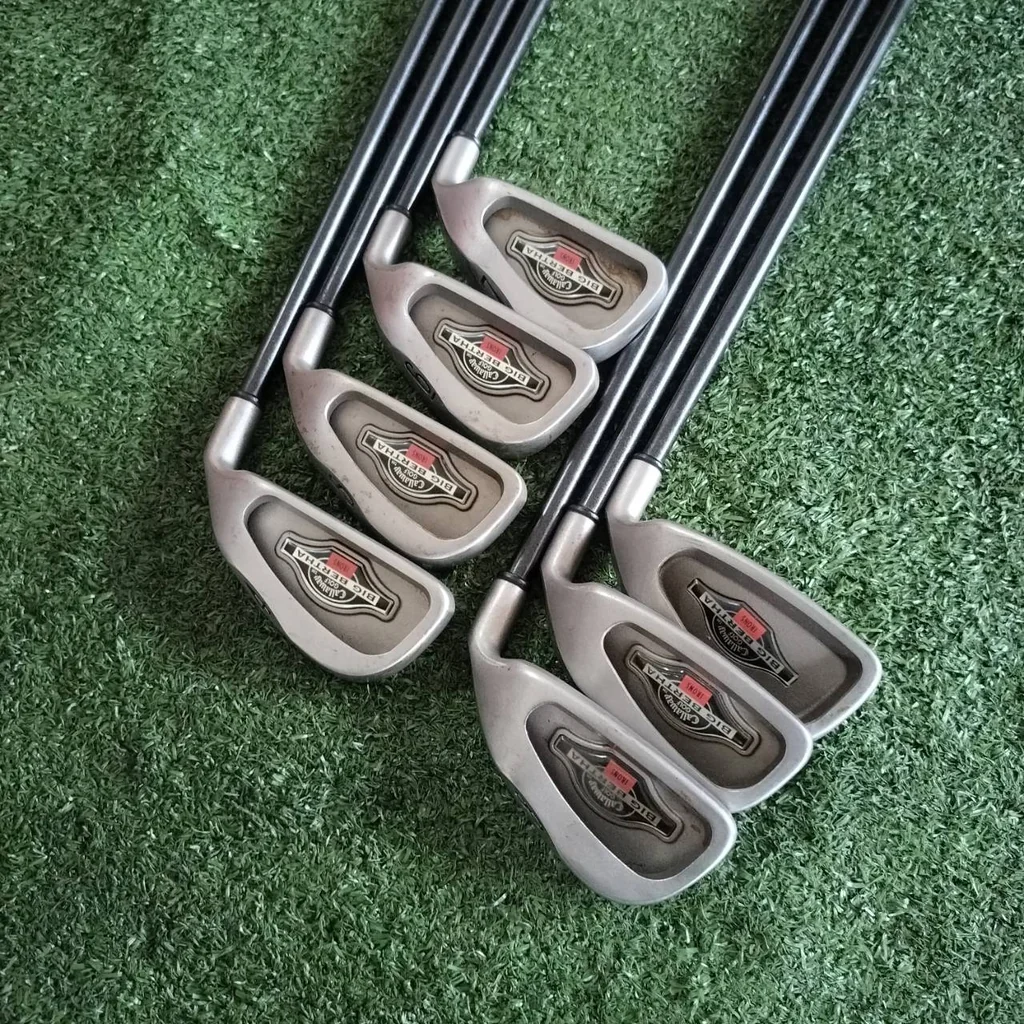 ชุดเหล็ก CALLAWAY BIG BERTHA มีเหล็ก 4 5 6 7 8 9 และ PW ก้าน RCH 96 FLEX R รุ่นสร้างชื่อสุดๆของ Callaway Golf เป็นเหล็กที่ตีง่ายมาก CAVITY ใหญ่ ไม้กอล์ฟพรีเมี่ยมมือสอง ของแท้ By NakaraLuxurious