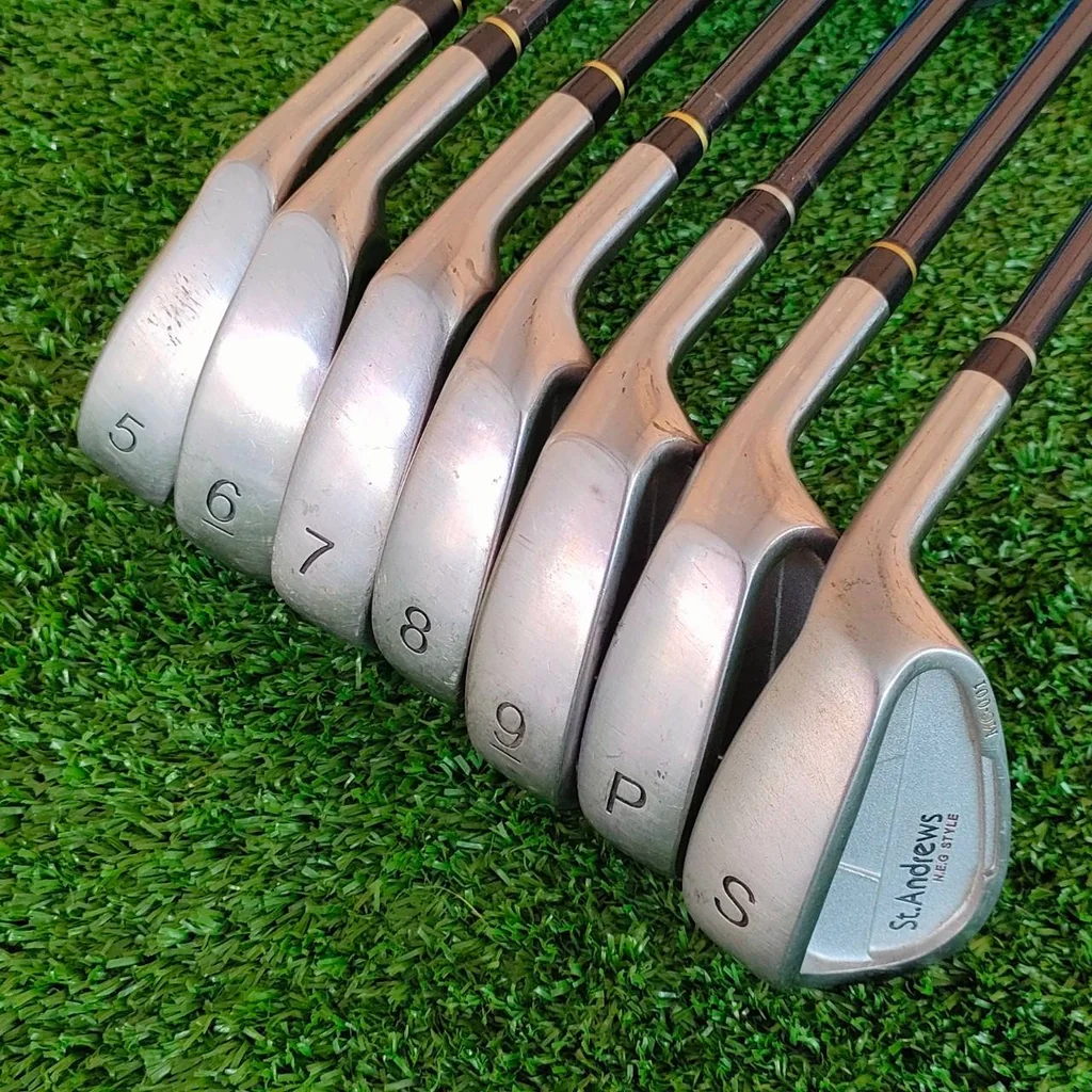 ชุดเหล็ก ST.ANDREWS N.E.G STYLE MC-001 มีเหล็ก 5-9 เเละ PW SW ก้าน ST.ANDREWS FLEX R ชุดเหล็ก ST.ANDREWS N.E.G STYLE MC-001 มีเหล็ก 5-9 เเละ PW SW ก้าน ST.ANDREWS FLEX R