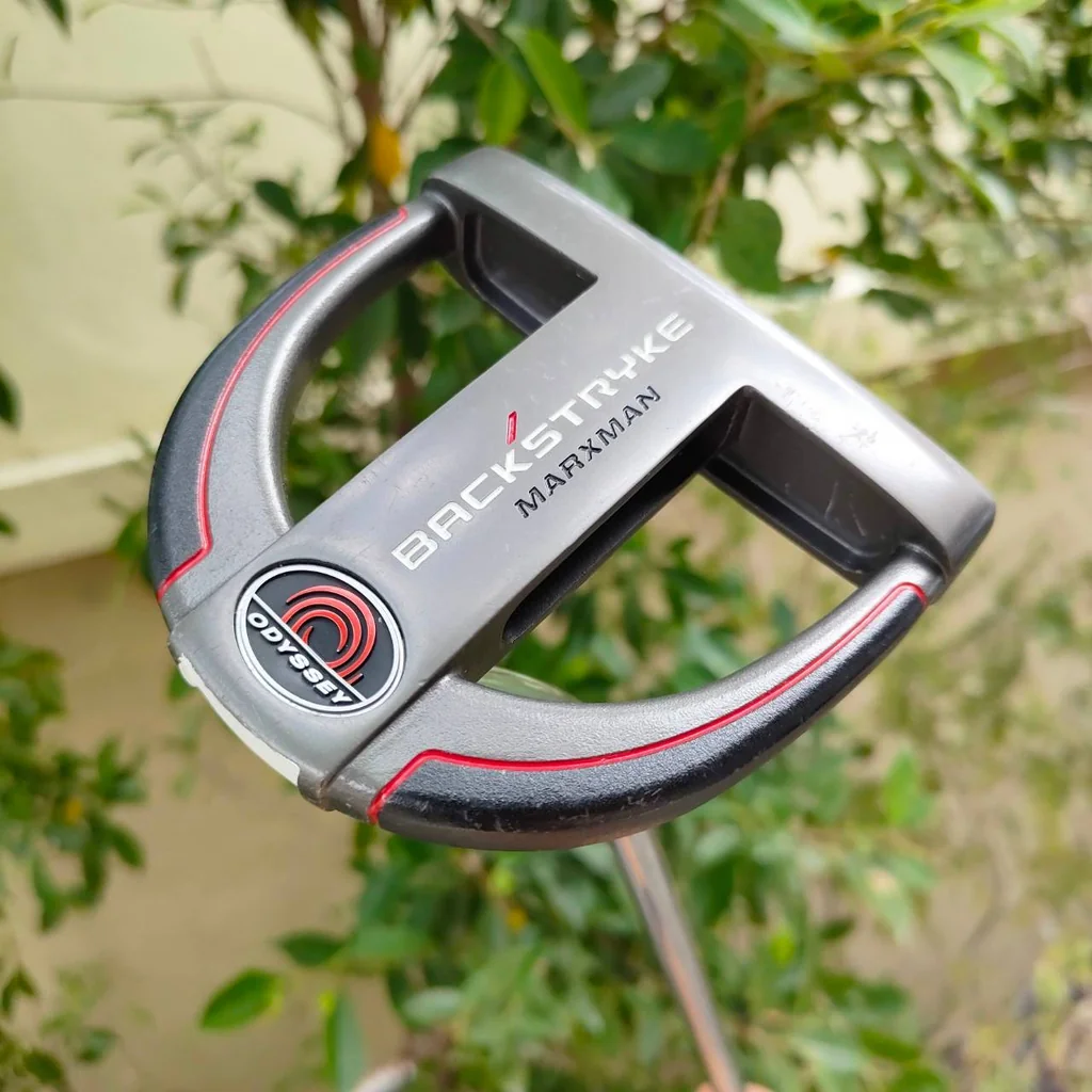 PUTTER ODYSSEY BACKSTRYKE MARXMAN ความยาว 33 นิ้ว พัตต์แม่นยำ ตรงมากๆ จรดง่าย Elite grips กริพคุณภาพสูง แค่กริพราคาก็แพงมาก ไม้กอล์ฟพรีเมี่ยมมือสอง ของแท้ By NakaraLuxurious