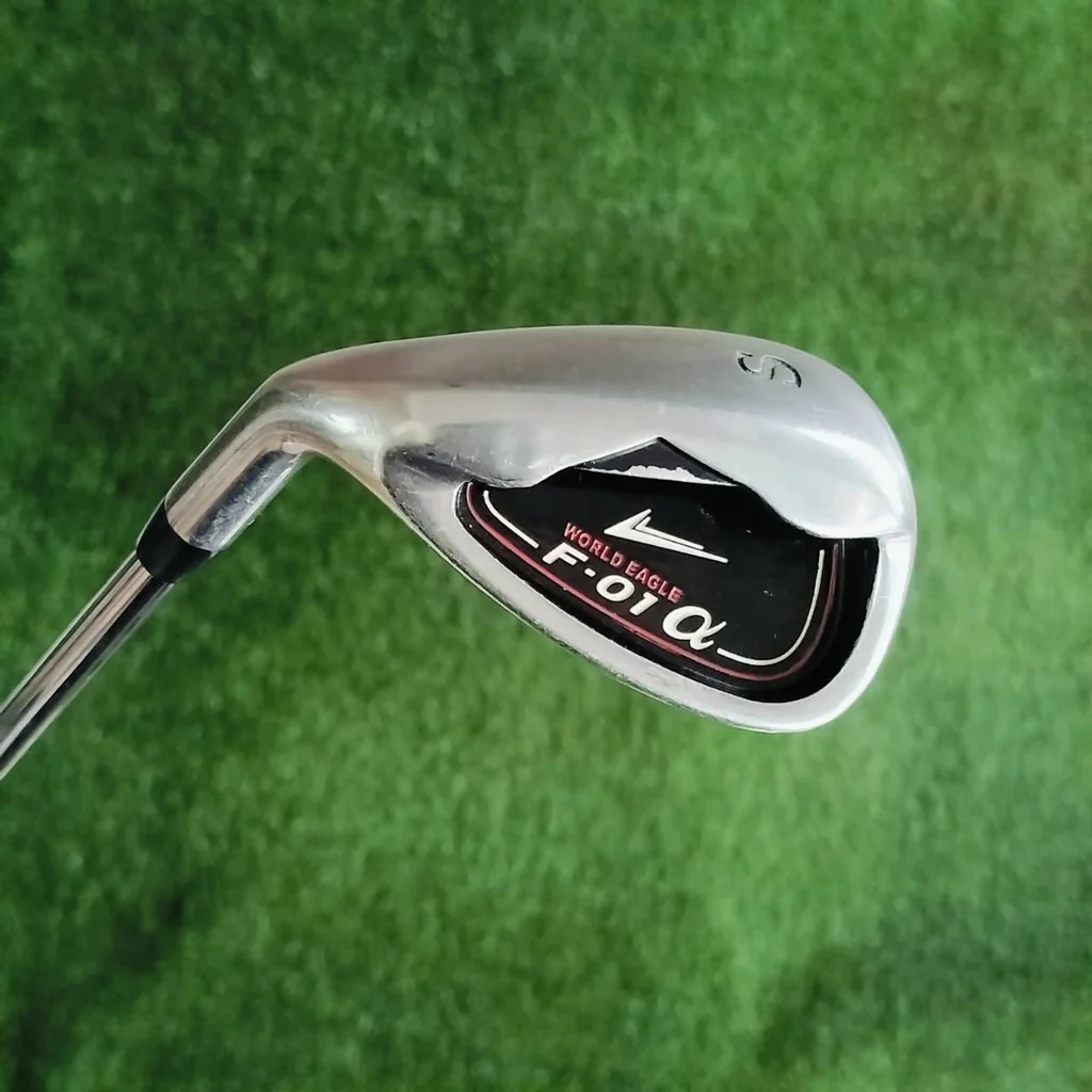 ** ไม้กอล์ฟมือซ้าย ** ชุดเหล็ก WORLD EAGLE F-01 α ก้านเหล็ก FLEX R กริพเดิมทุกชิ้น มีเหล็ก 6 7 8 9 PW SW ไม้กอล์ฟพรีเมี่ยมมือสอง ของแท้ By NakaraLuxurious ** ไม้กอล์ฟมือซ้าย ** ชุดเหล็ก WORLD EAGLE F-01 α ก้านเหล็ก FLEX R กริพเดิมทุกชิ้น มีเหล็ก 6 7 8 9 PW SW ไม้กอล์ฟพรีเมี่ยมมือสอง ของแท้ By NakaraLuxurious