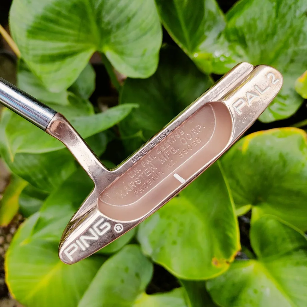 PUTTER PING PAL2 ทองแดงแท้ เป็นตัว BECU BERYLLIUM COPPER ความยาว 34 นิ้ว หายาก วัสดุพรีเมี่ยม ตัวนี้ไม่ใช่ทองเหลือง แต่เป็นทองแดงแท้ ไม้กอล์ฟพรีเมี่ยมมือสอง ของแท้ By NakaraLuxurious PUTTER PING PAL2 ทองแดงแท้ เป็นตัว BECU BERYLLIUM COPPER ความยาว 34 นิ้ว หายาก วัสดุพรีเมี่ยม ตัวนี้ไม่ใช่ทองเหลือง แต่เป็นทองแดงแท้ ไม้กอล์ฟพรีเมี่ยมมือสอง ของแท้ By NakaraLuxurious