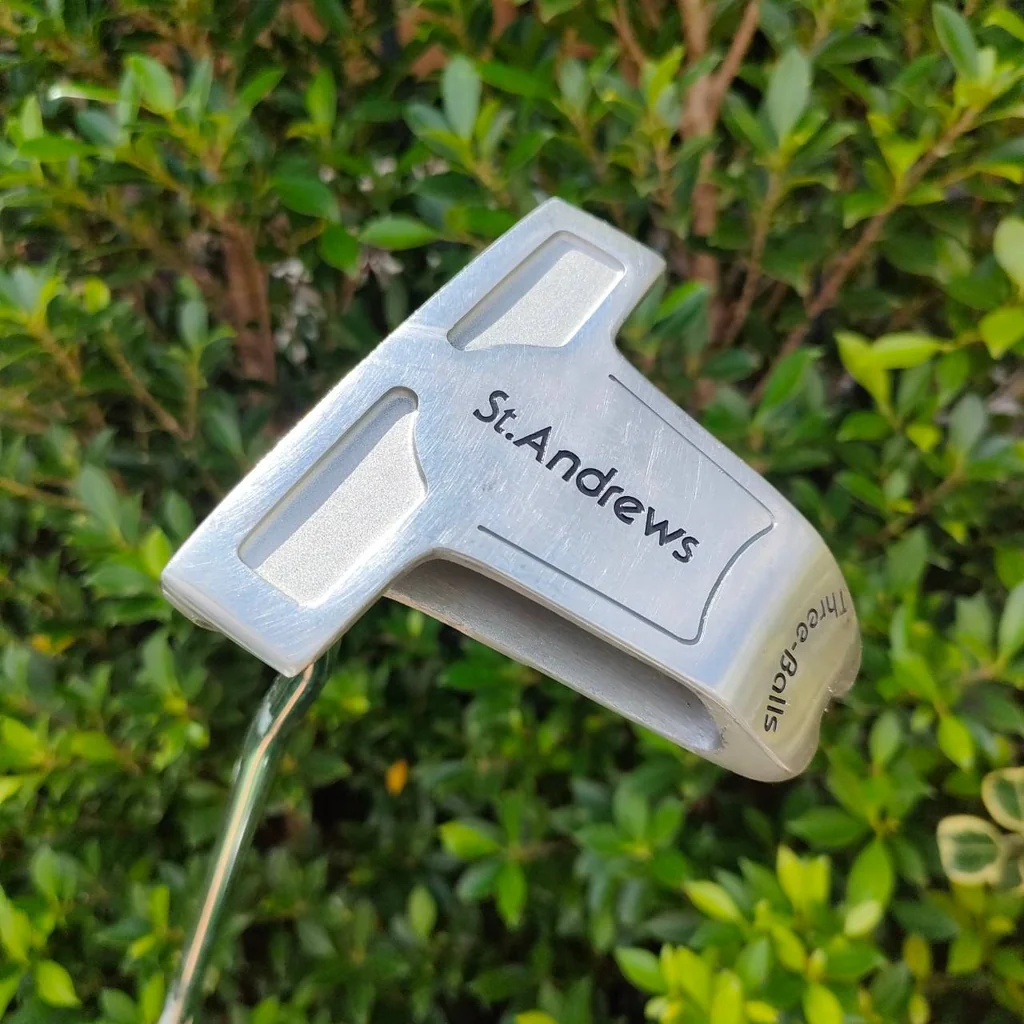 * ไม้กอล์ฟมือซ้าย * PUTTER ST.ANDREWS THREE-BALL เล็งง่ายมากๆ ความยาว 34 นิ้ว พัตต์ดีและ HIGH M.O.I. ชดเชยสูง ทำให้พัตต์ตรงมากๆครับ