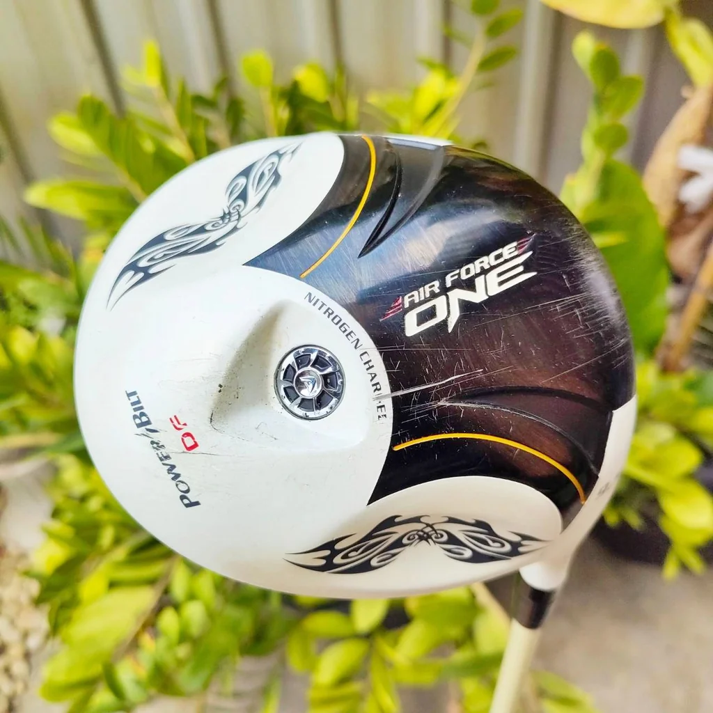 DRIVER AIR FORCE ONE องศา 9.5 ก้าน FUJIKURA ROMBA FLEX S ก้านโมสุดพรีเมี่ยม ตีไกลแบบมากๆ เด้งขีดสุด ตีไกลสุดขั้ว ชนรั้ว ชนธงแน่นอน!!! ไม้กอล์ฟพรีเมี่ยมมือสอง ของแท้ By NakaraLuxurious DRIVER AIR FORCE ONE องศา 9.5 ก้าน FUJIKURA ROMBA FLEX S ก้านโมสุดพรีเมี่ยม ตีไกลแบบมากๆ เด้งขีดสุด ตีไกลสุดขั้ว ชนรั้ว ชนธงแน่นอน!!! ไม้กอล์ฟพรีเมี่ยมมือสอง ของแท้ By NakaraLuxurious