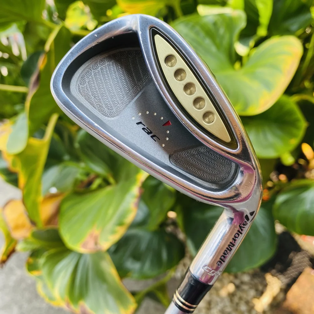 เหล็ก 6 TaylorMade RAC CGB ก้าน TaylorMade M.A.S.2 Plus Flex R "ง่าย" และ "ไกล" ในเหล็กชิ้นเดียว เหล็ก 6 TaylorMade RAC CGB ก้าน TaylorMade M.A.S.2 Plus Flex R "ง่าย" และ "ไกล" ในเหล็กชิ้นเดียว